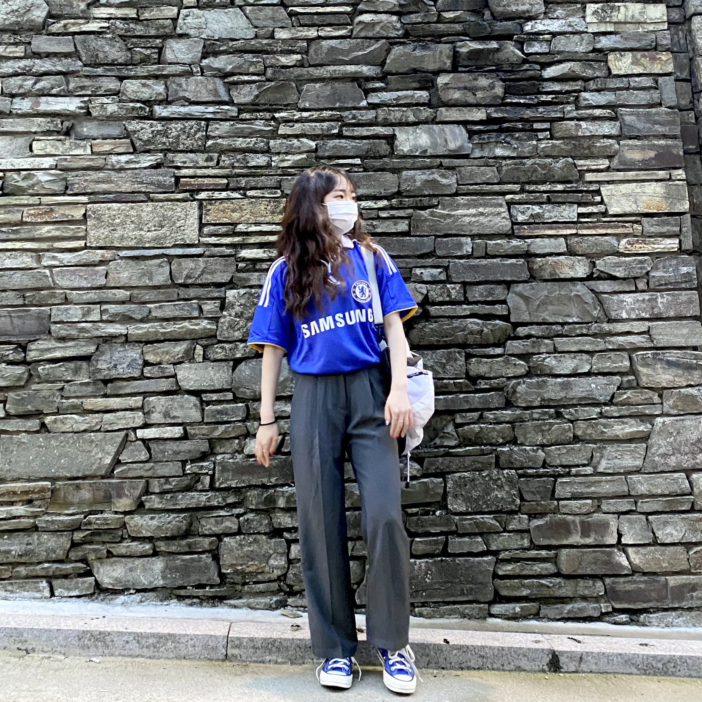 Converse Chuck 70 High Rush Blue 착용 스타일 - 3
