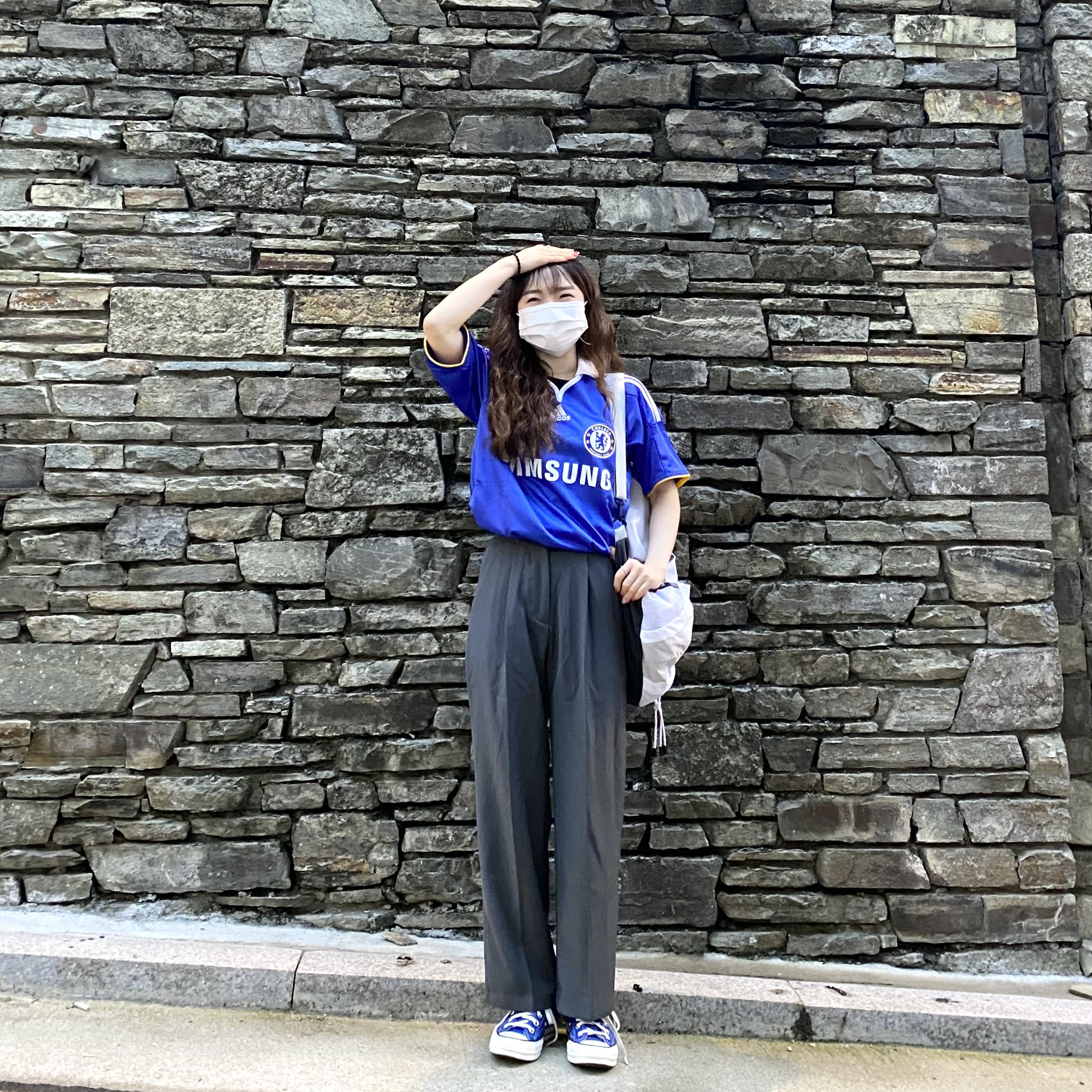 Converse Chuck 70 High Rush Blue 착용 스타일 - 1