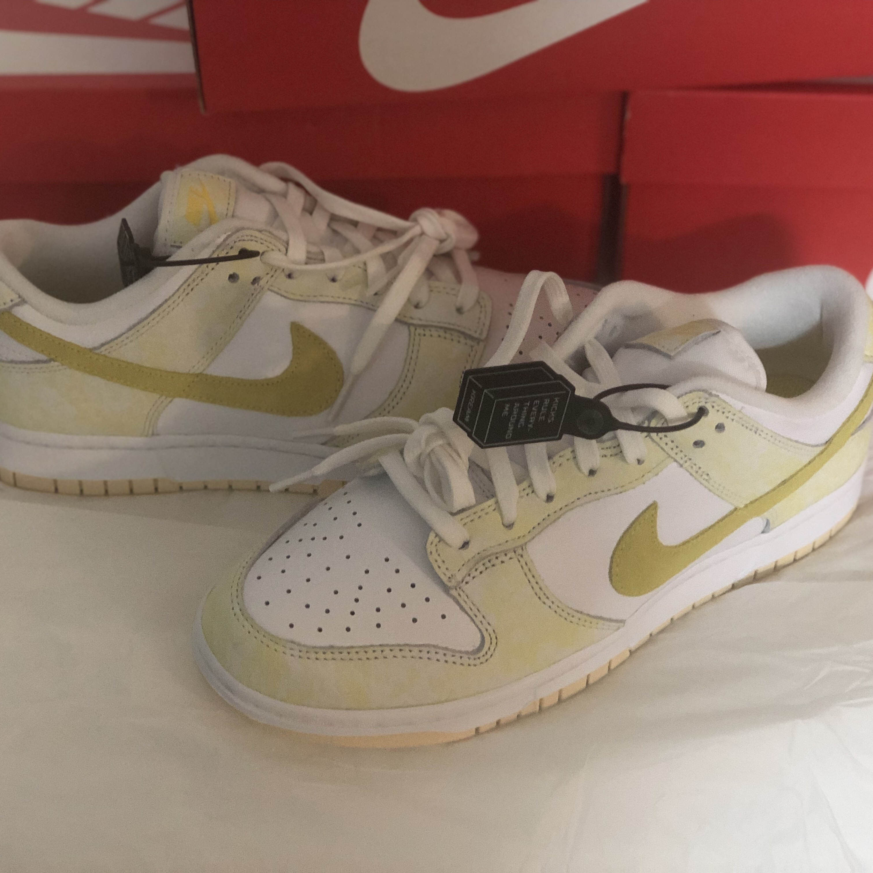 (W) Nike Dunk Low Yellow Strike 착용 스타일