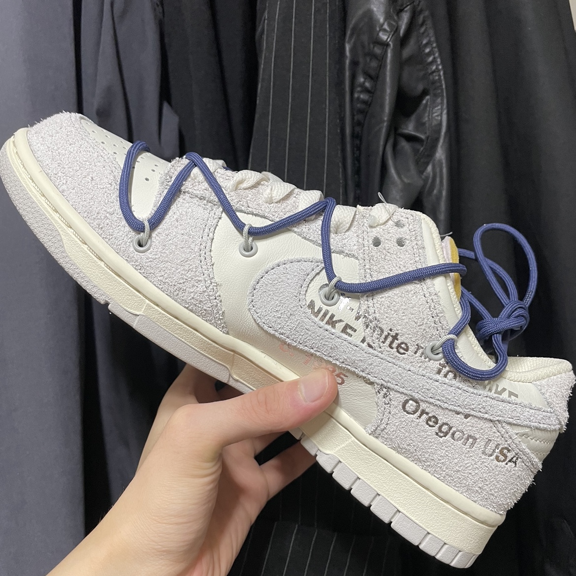Nike x Off-White Dunk Low The 50 - Lot 18 착용 스타일