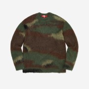 Supreme x Comme des Garcons Junya Watanabe Man Brushed Camo Sweater Olive - 21FW