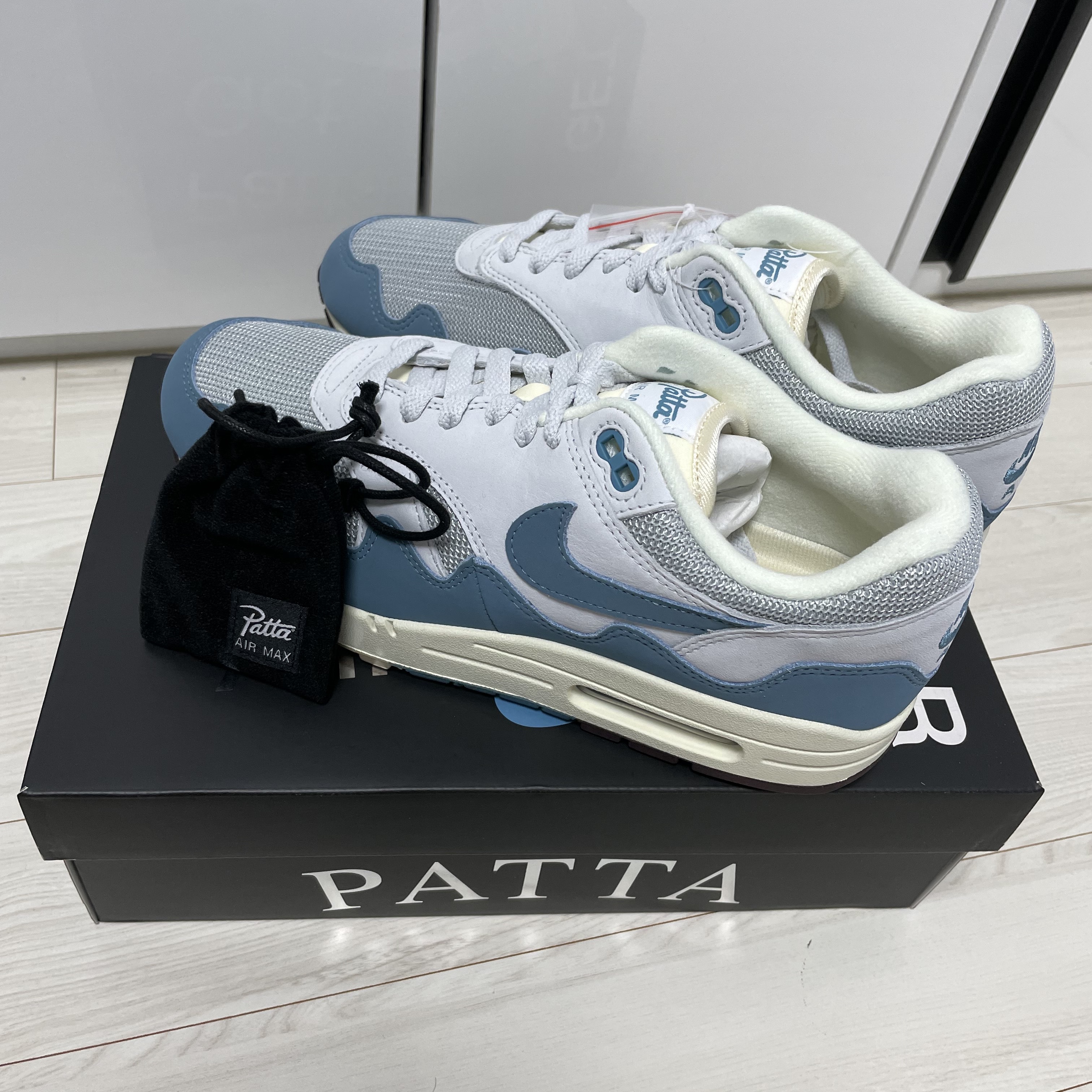 Nike x Patta Air Max 1 Noise Aqua 착용 스타일 - 1