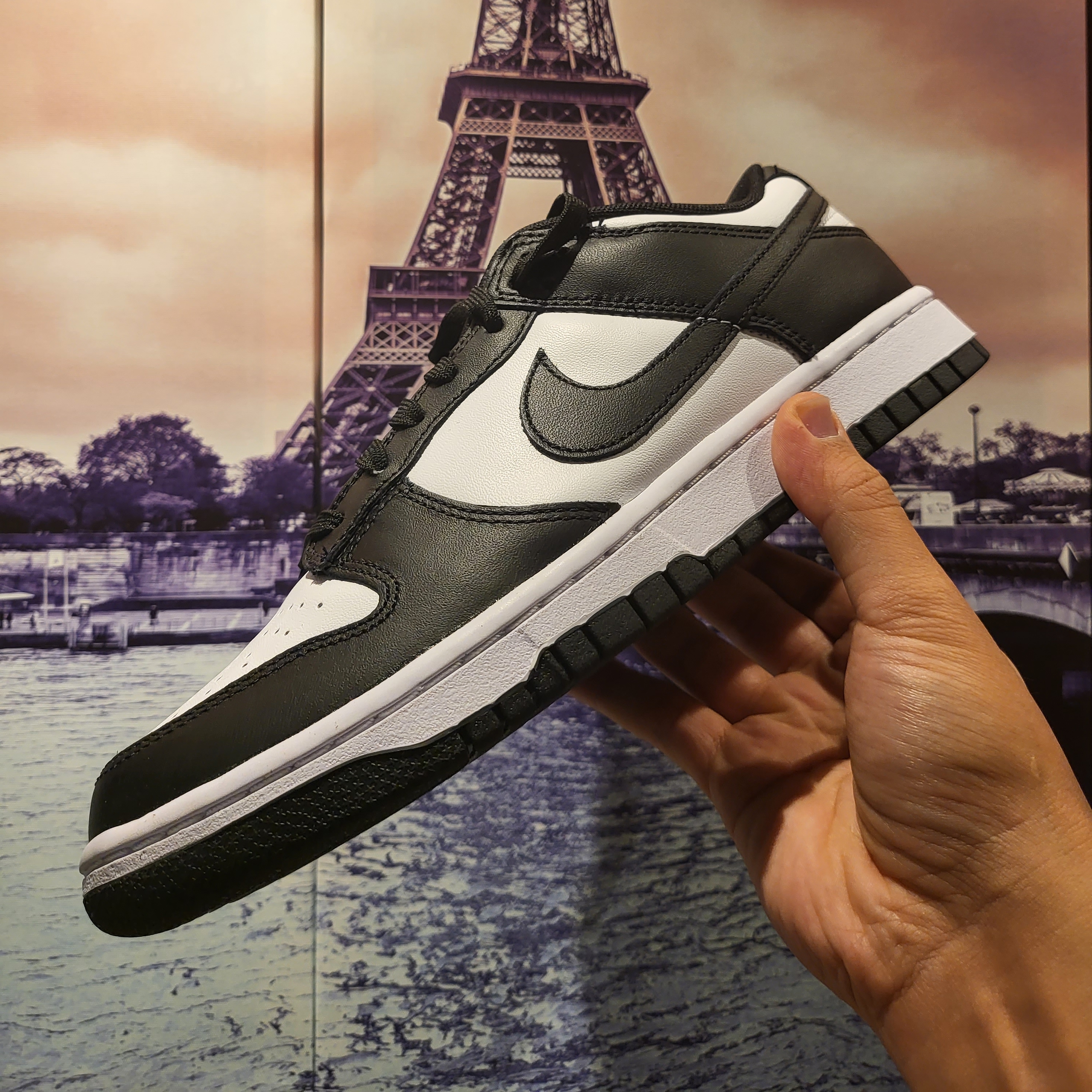 Nike Dunk Low Retro Black 착용 스타일 - 3
