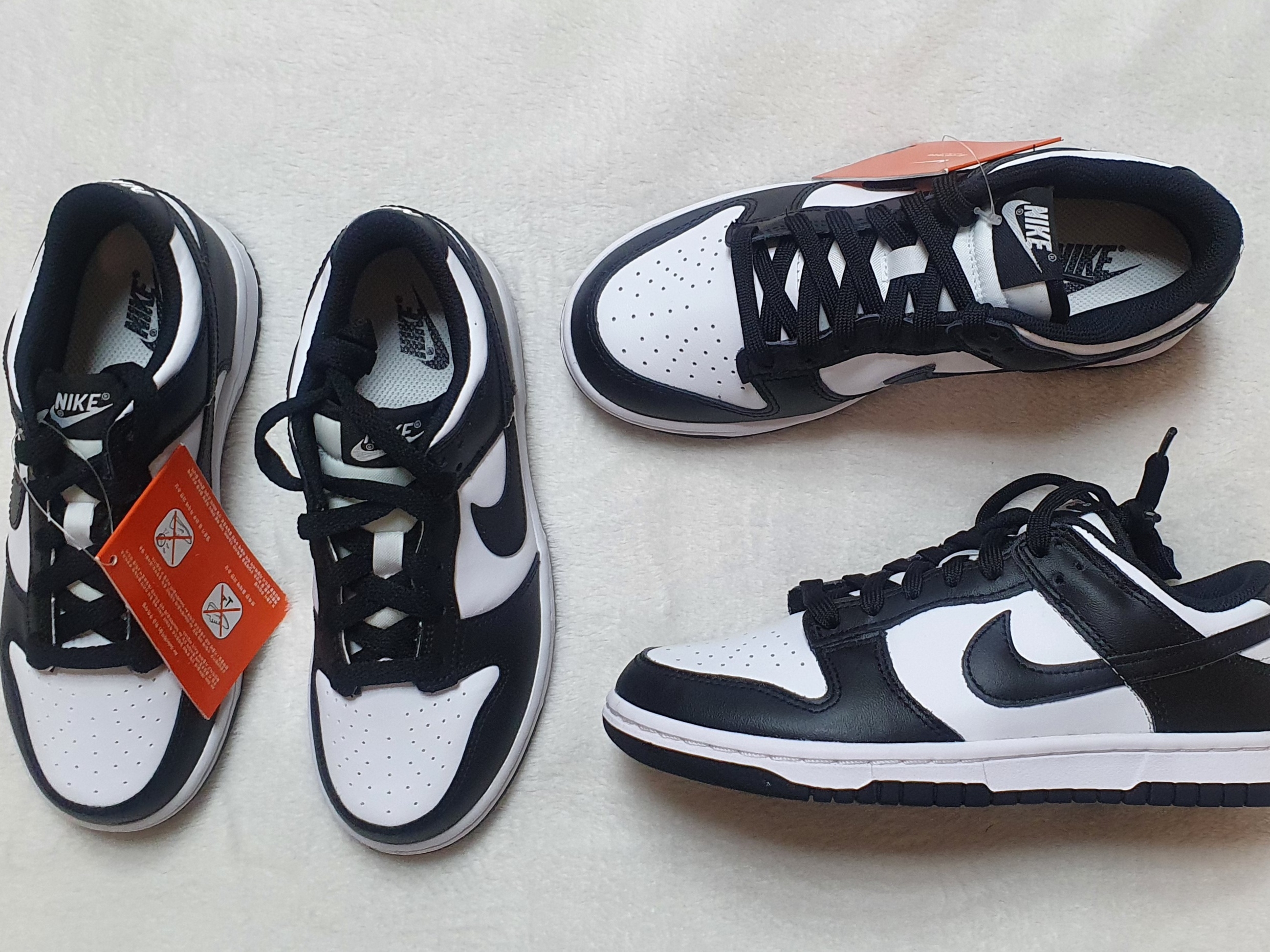 Nike Dunk Low Retro Black, (W) Nike Dunk Low Black 착용 스타일 - 2