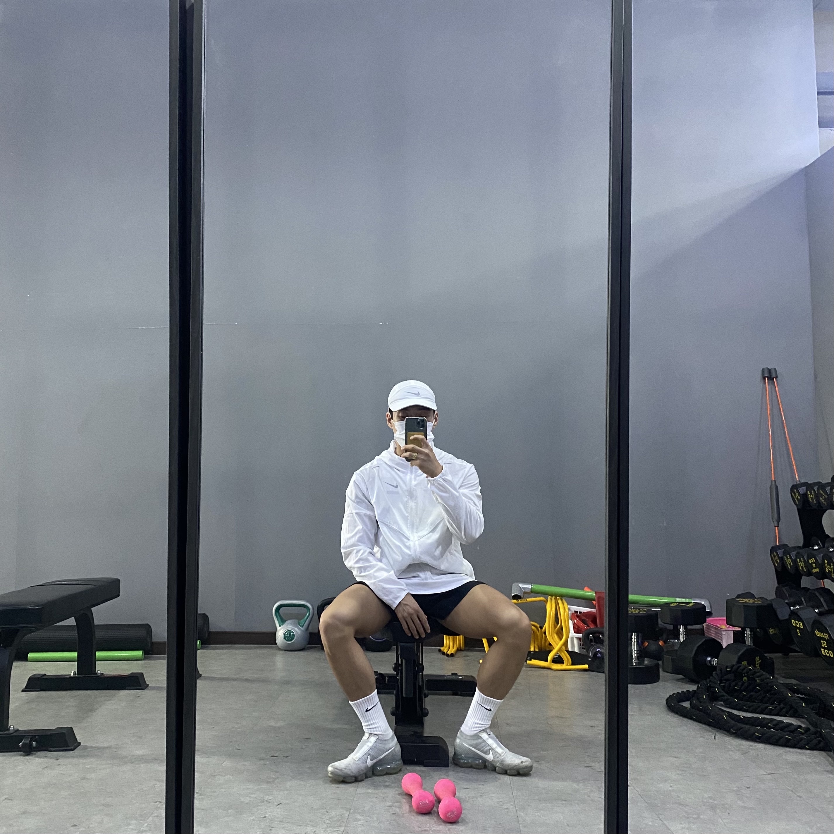 Nike x Comme des Garcons Air VaporMax White 착용 스타일