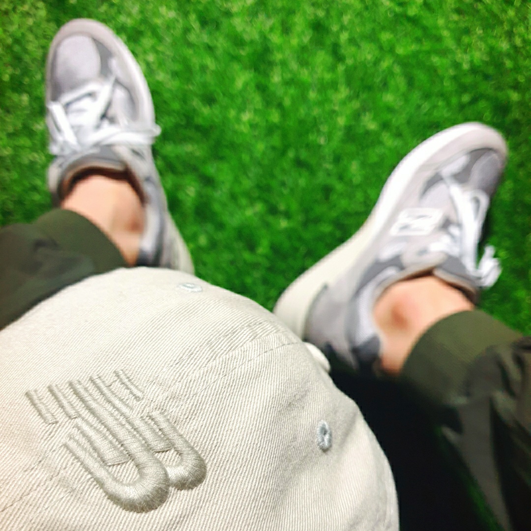 New Balance 992 Made in USA Grey - D Standard 착용 스타일 - 5