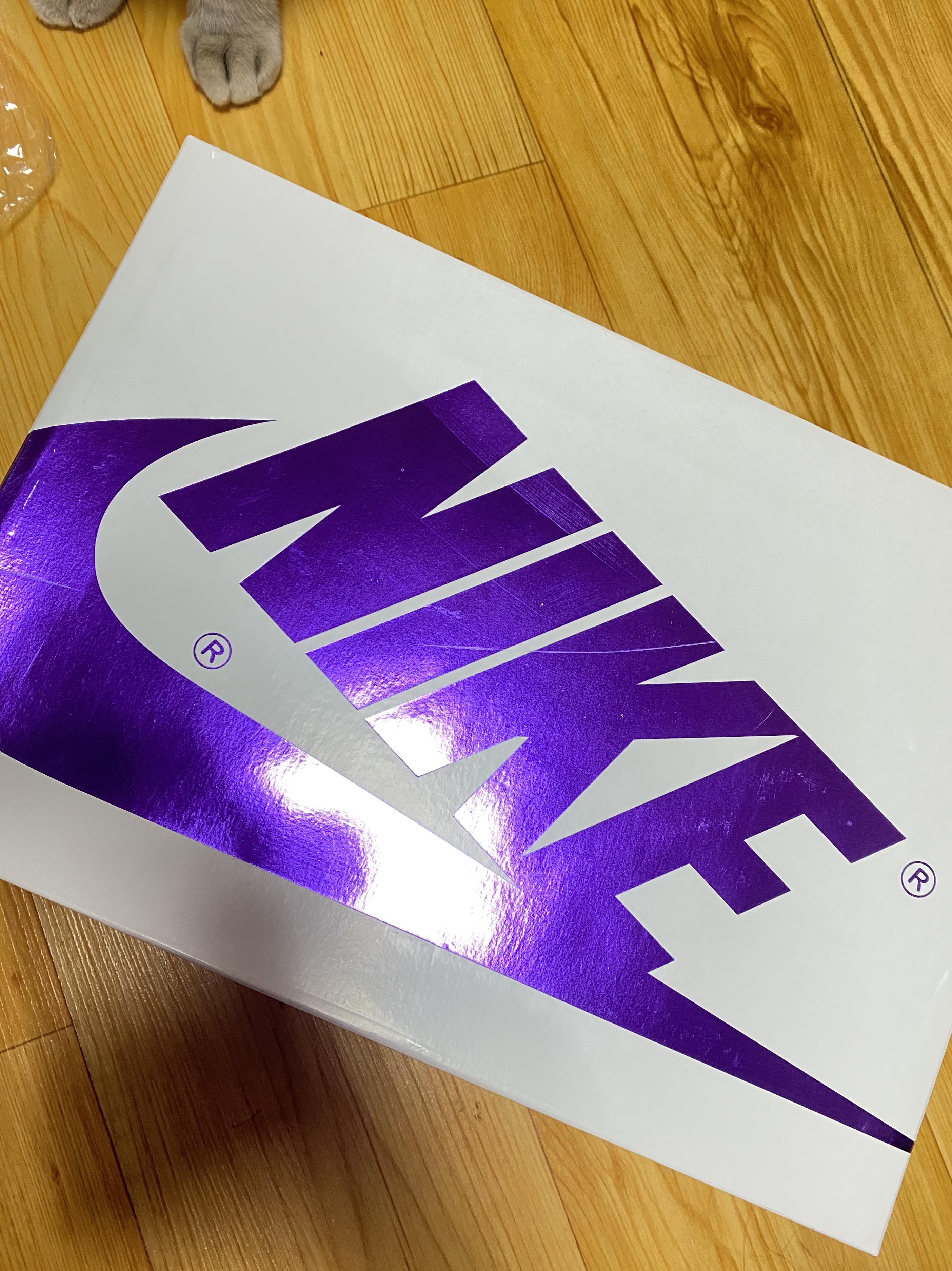 (W) Jordan 1 High OG Court Purple 착용 스타일 - 2