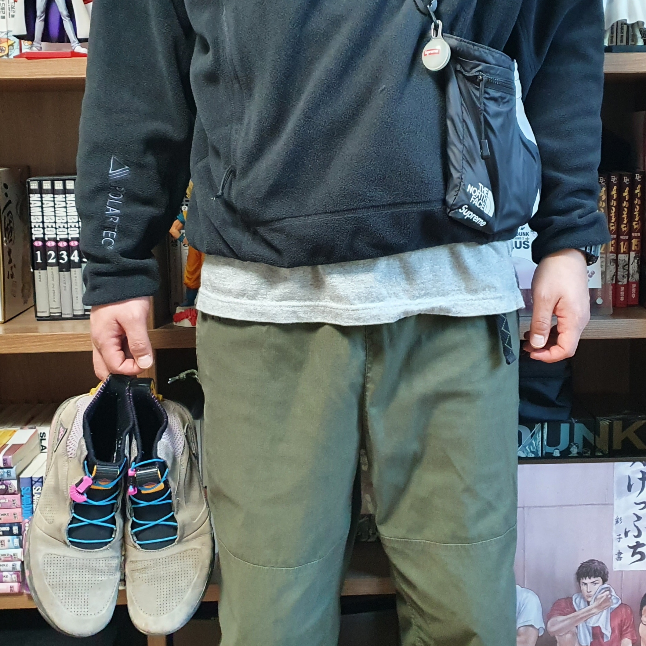 Nike ACG Ruckel Ridge Gunsmoke, Nike ACG Trail Pants Black - Asia 착용 스타일