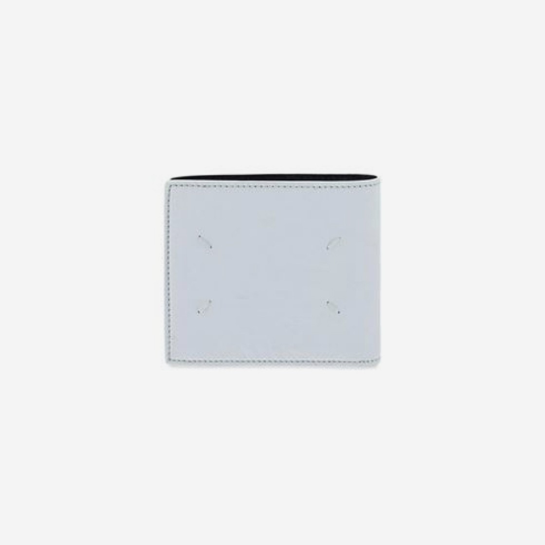 Maison Margiela Wrinkled Leather Bi-Fold Wallet White 상세 이미지 1