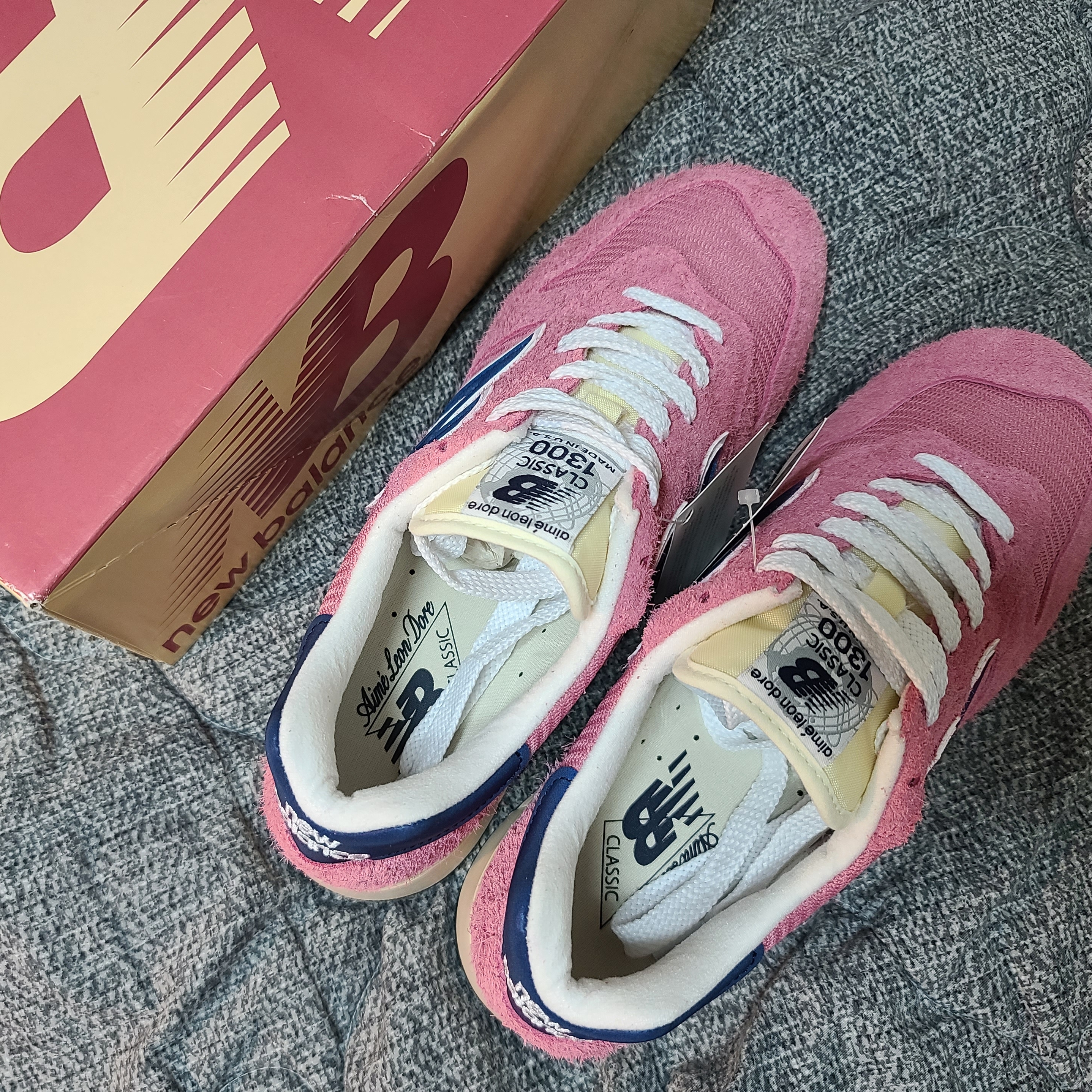 New Balance x Aime Leon Dore 1300 Dusty Pink 착용 스타일