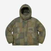 Supreme x Comme des Garcons Junya Watanabe Man Patchwork Puffy Jacket Olive - 21FW