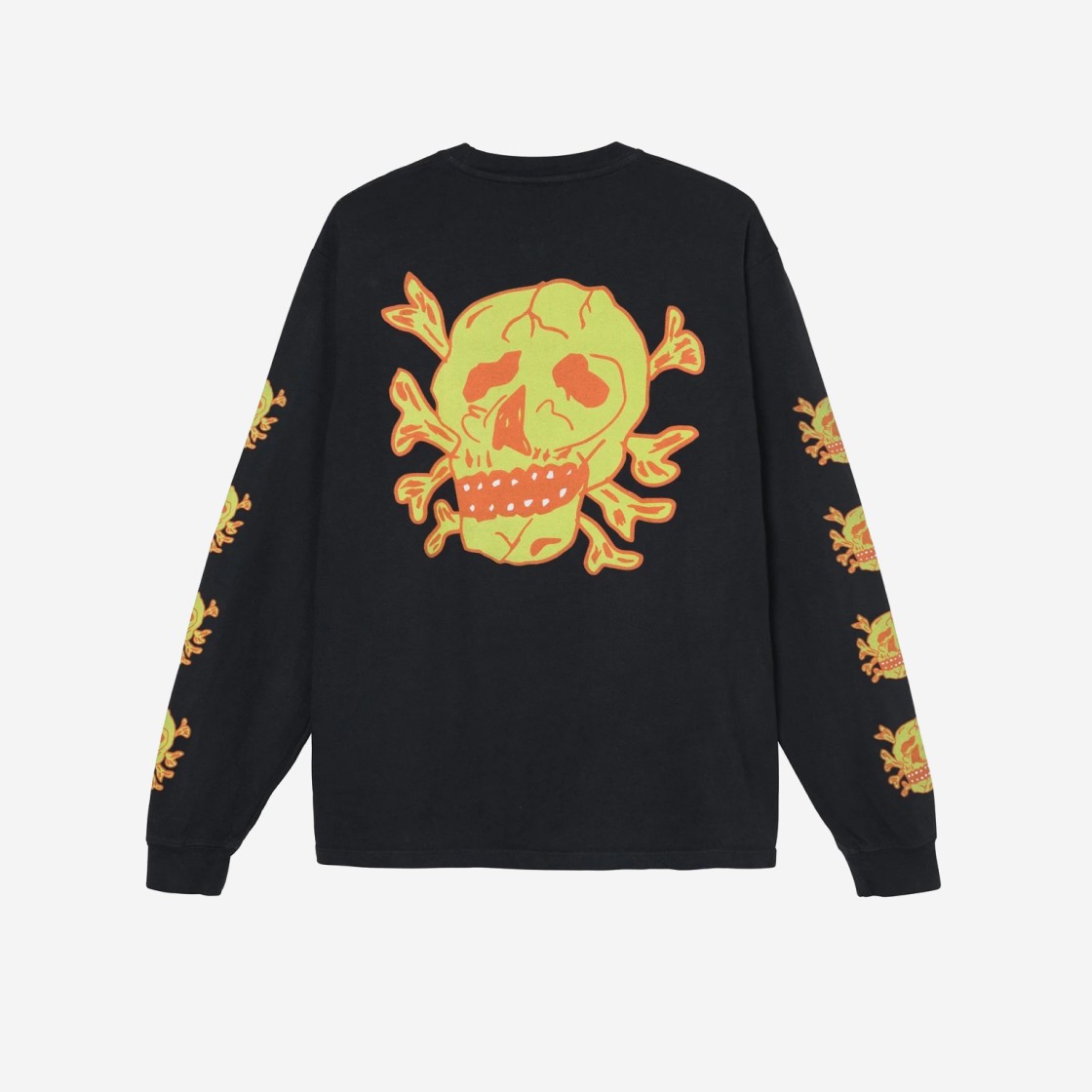 Stussy x Our Legacy Skull LS T-Shirt Black 상세 이미지 1