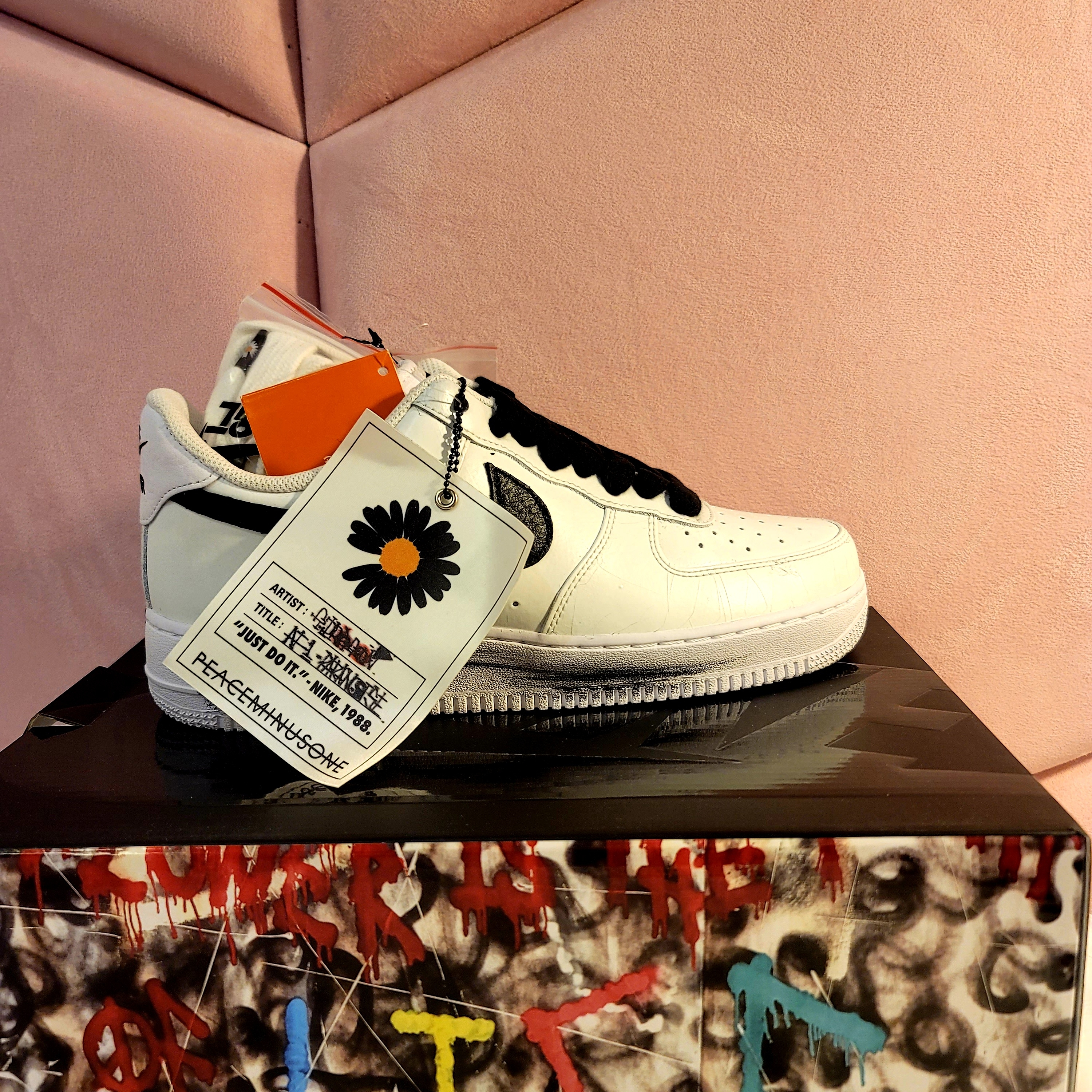 Nike x Peaceminusone Air Force 1 Low Para-Noise 2.0 착용 스타일 - 3