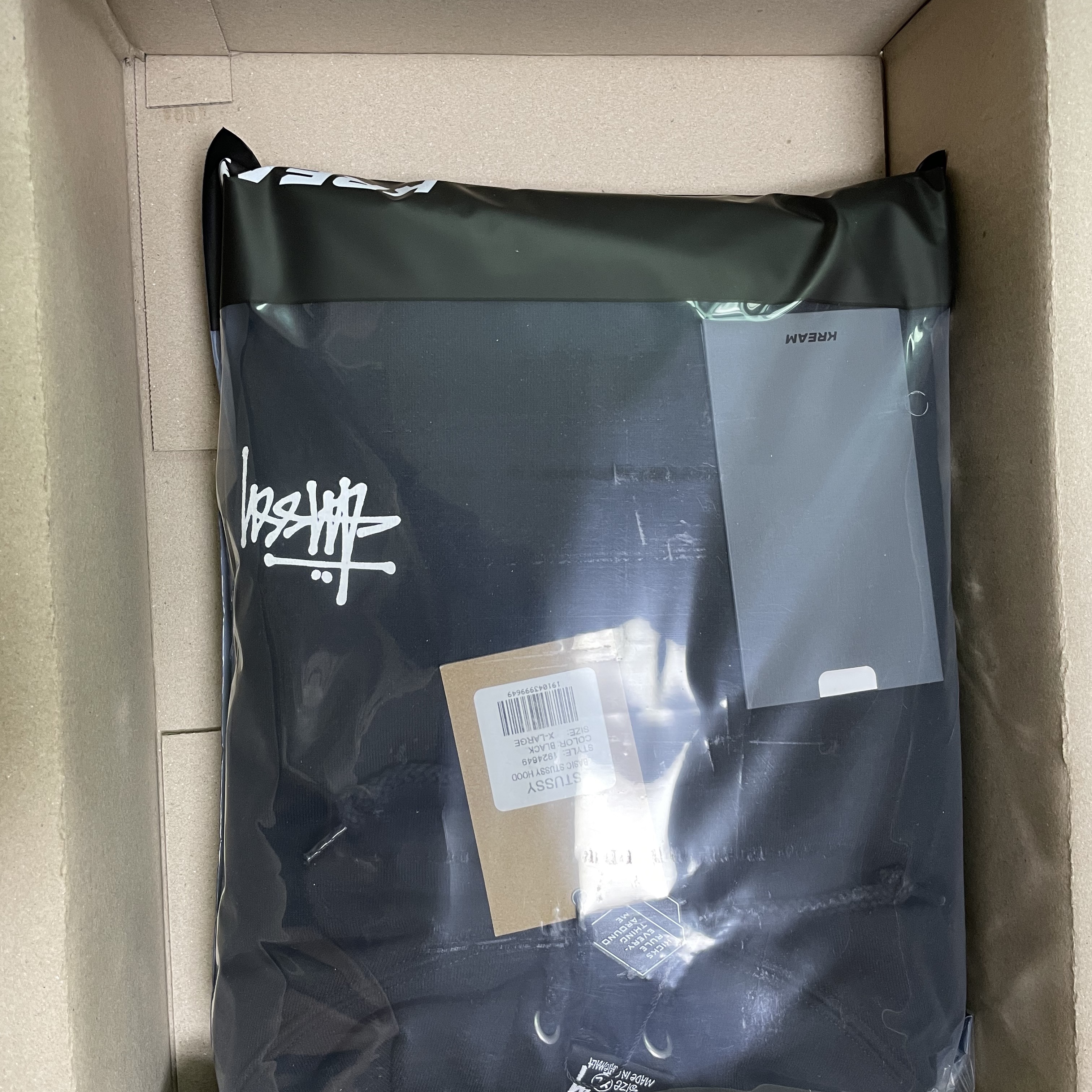 Stussy Basic Stussy Hoodie Black 2021 착용 스타일 - 2