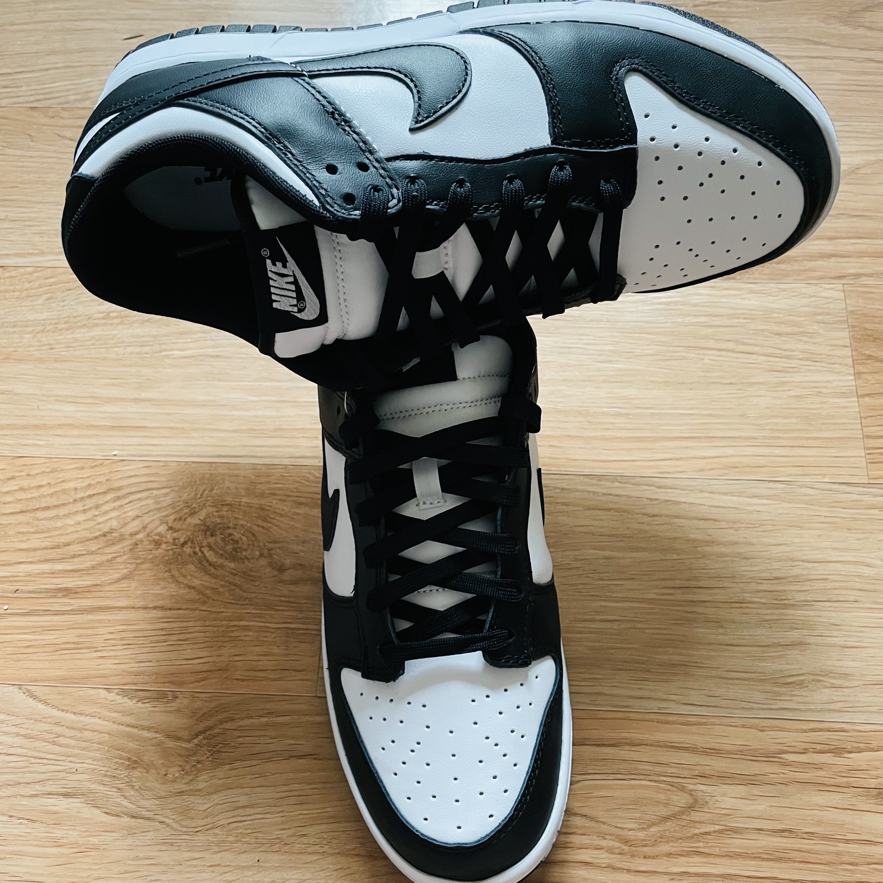 Nike Dunk Low Retro Black 착용 스타일 - 3