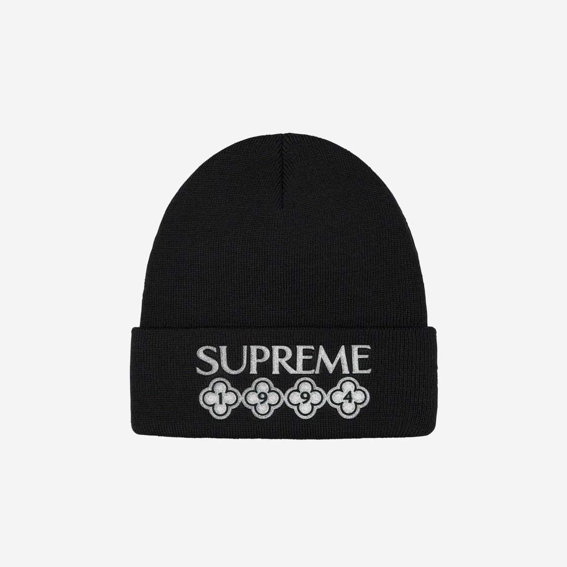 Supreme Glitter Beanie Black - 21FW 상세 이미지 1