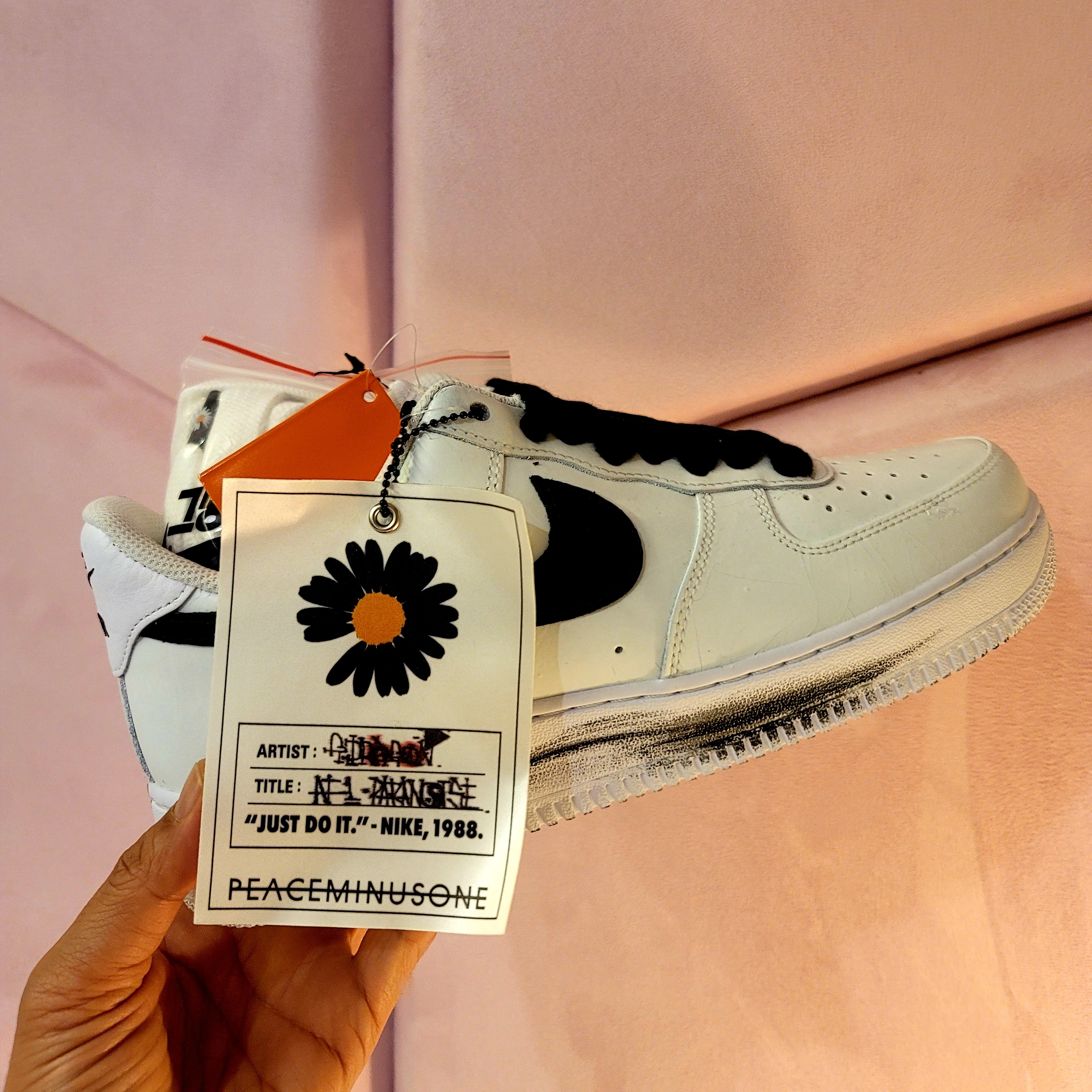 Nike x Peaceminusone Air Force 1 Low Para-Noise 2.0 착용 스타일 - 1