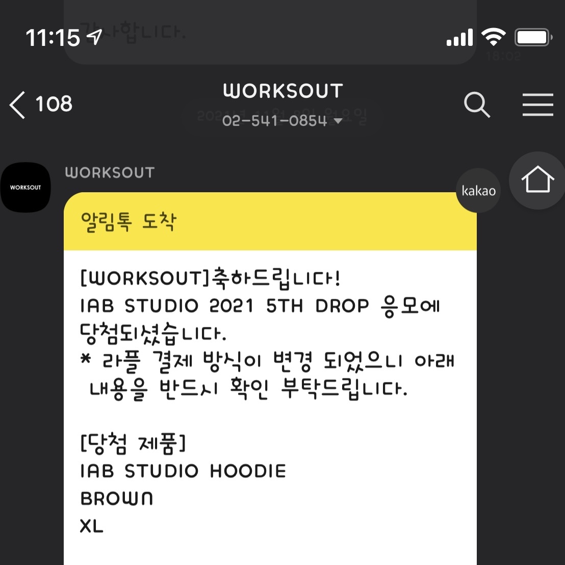 IAB Studio Hoodie Brown 착용 스타일