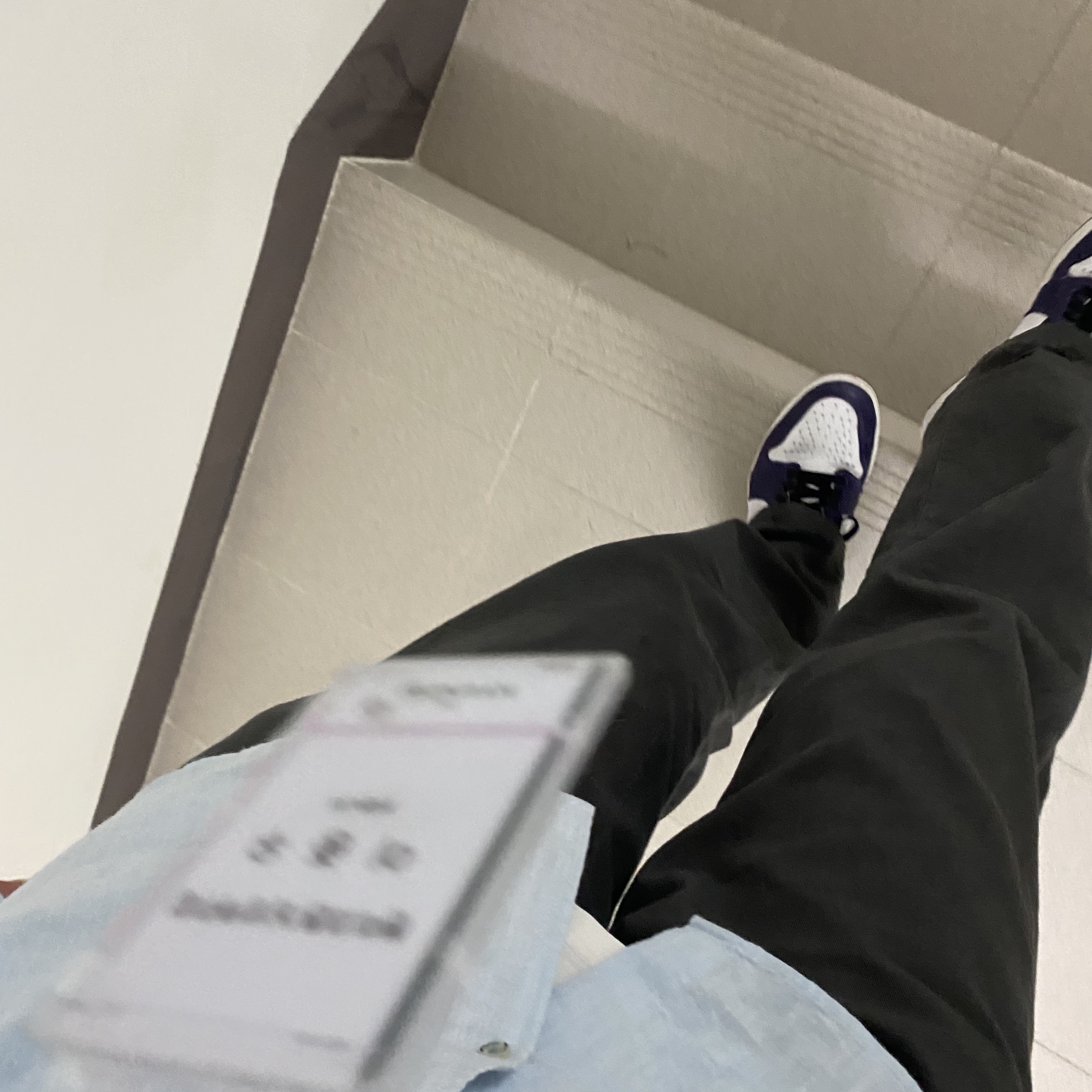 Jordan 1 Retro High OG Court Purple 2020 착용 스타일 - 4
