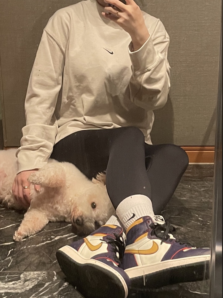 Nike x Sacai x Undercover LDWaffle Black Bright Citron, Nike x Drake Nocta Socks White (3 Pack) 착용 스타일 - 4