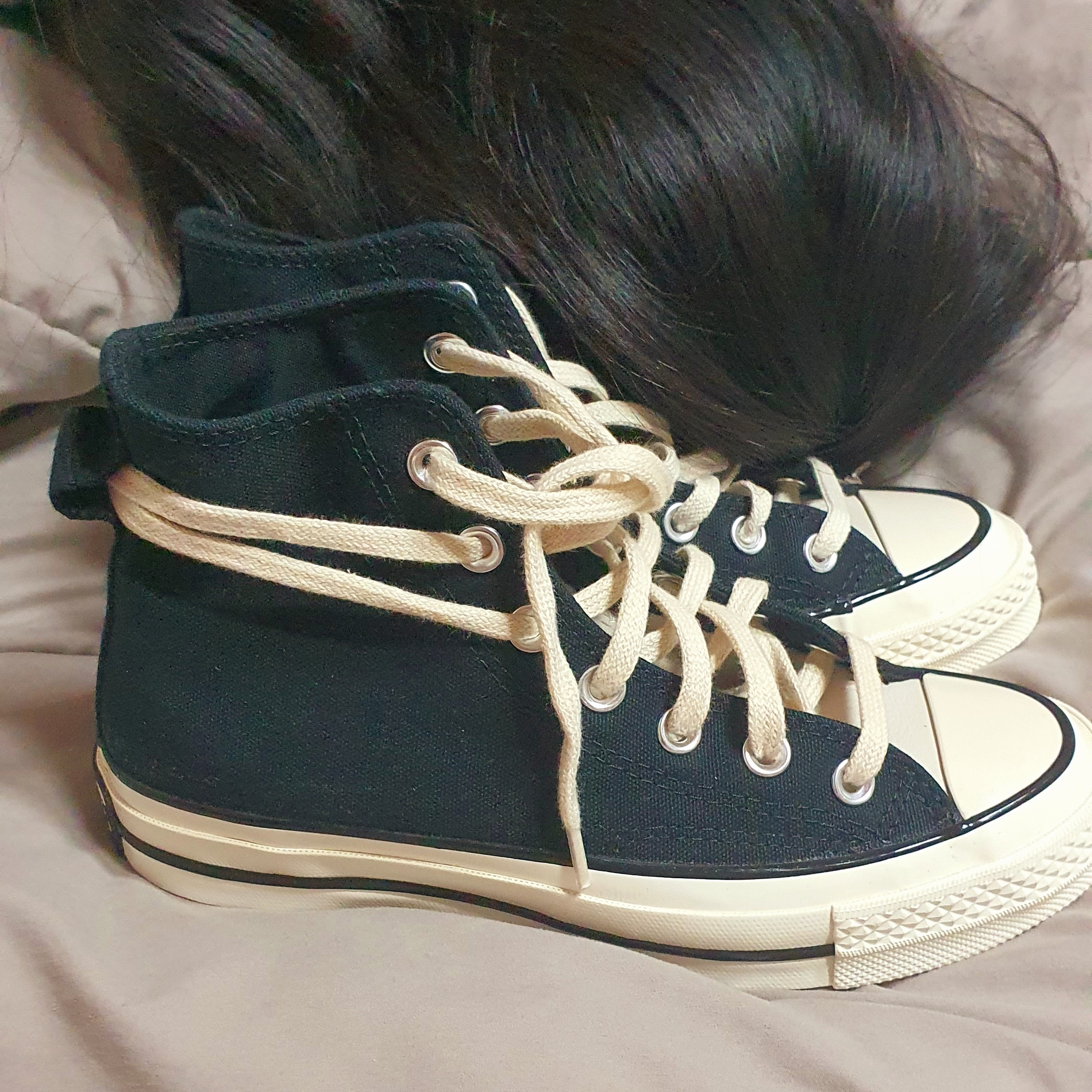 Converse x Fear of God Essentials Chuck 70 Hi Black 2020 착용 스타일