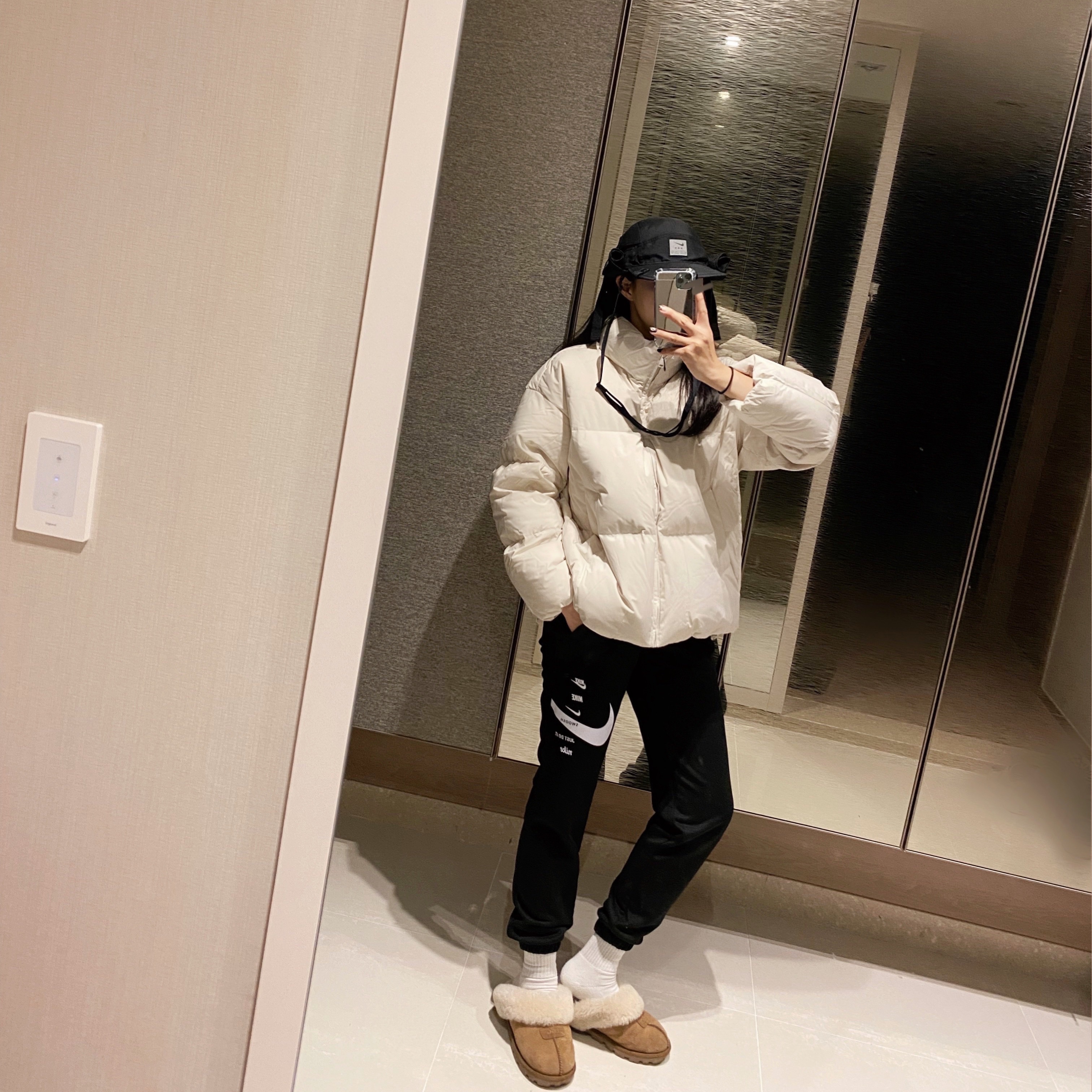 Nike x Matthew M Williams NRG AW84 Cap Black 착용 스타일 - 1
