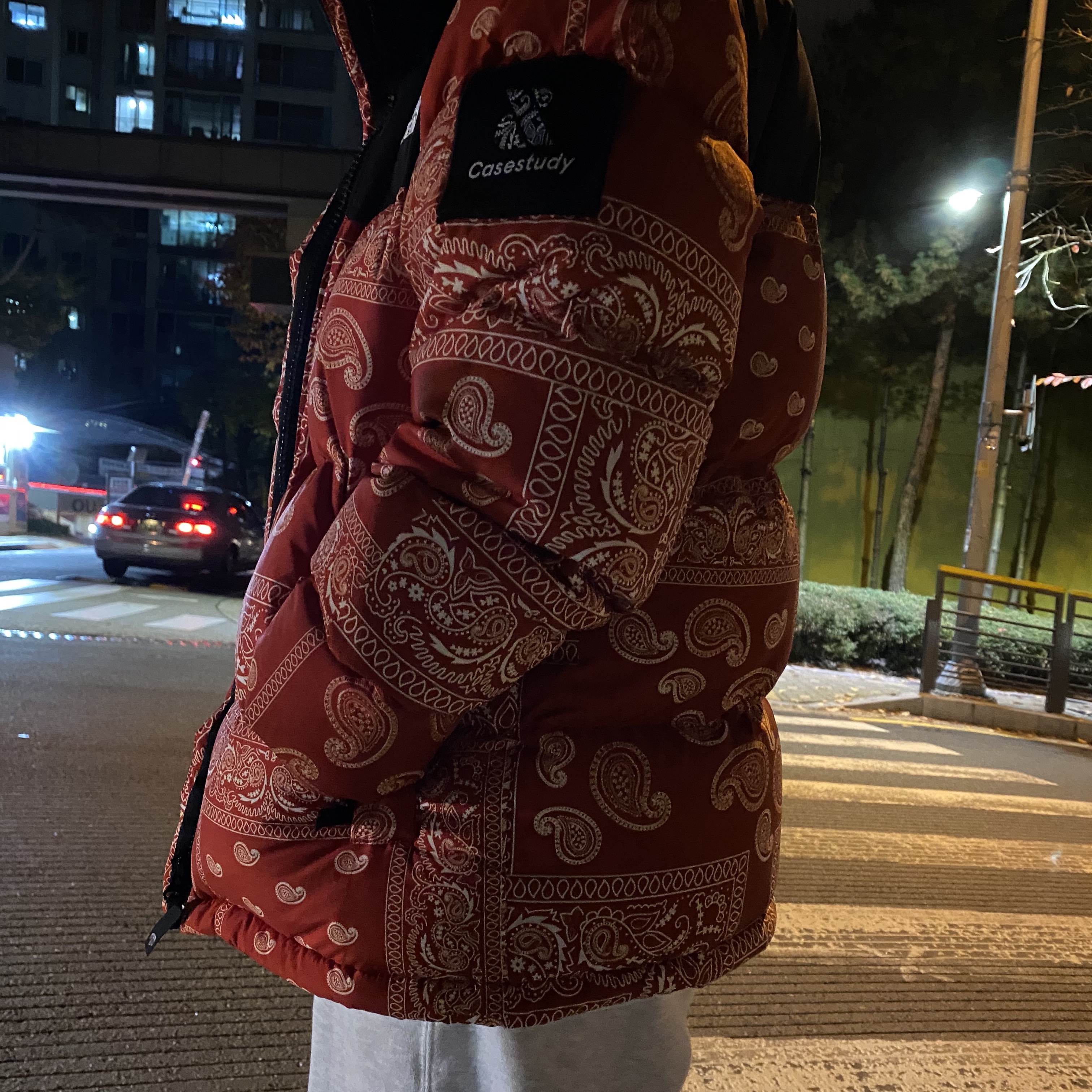 The North Face Nuptse Down Jacket Red, (W) Nike Air Force 1 '07 LV8 Hangul Day 착용 스타일 - 2