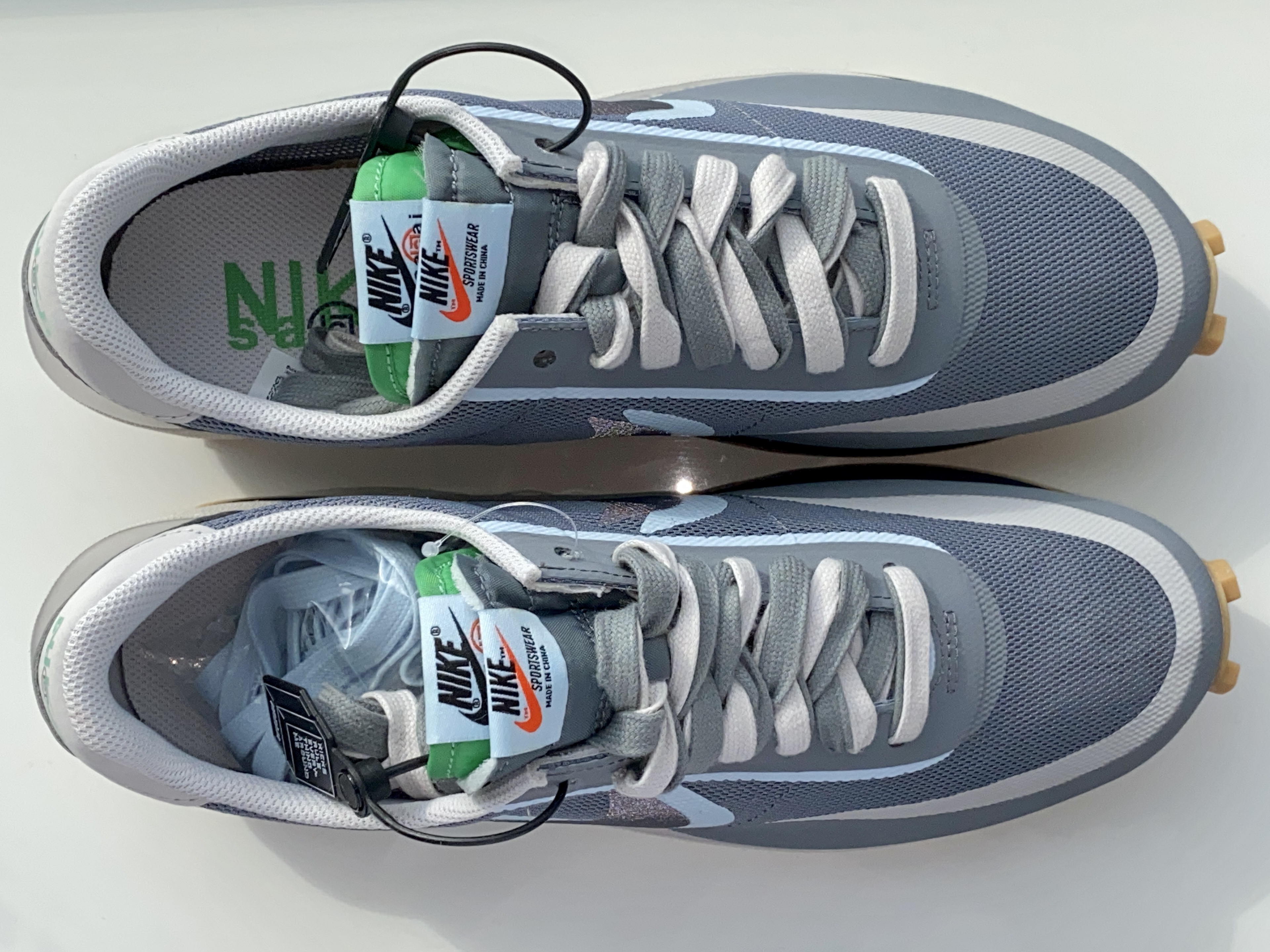 Nike x Sacai x Clot LDWaffle Cool Grey 착용 스타일 - 3