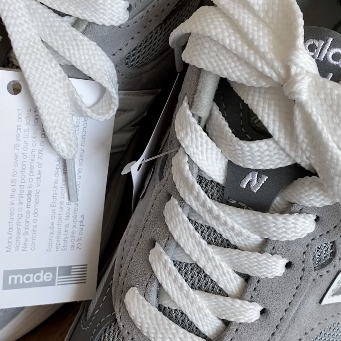 New Balance 992 Made in USA Grey - D Standard, New Balance 993 Made in USA Grey - D Standard 착용 스타일 - 2