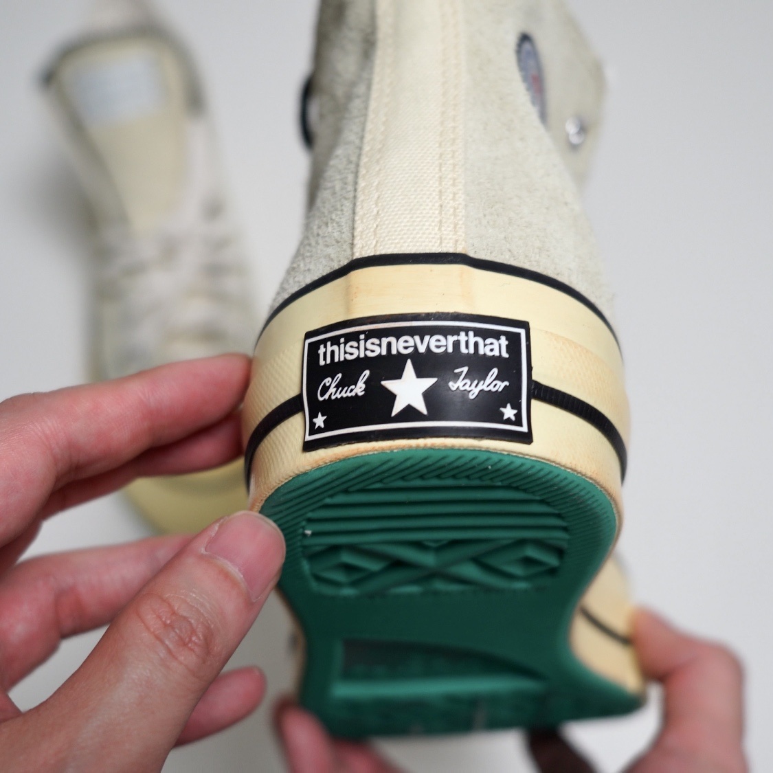 Converse x Thisisneverthat Chuck 70 High Lemon Icing 착용 스타일 - 2