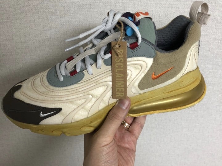 Nike x Travis Scott Air Max 270 React Cactus Trails 착용 스타일