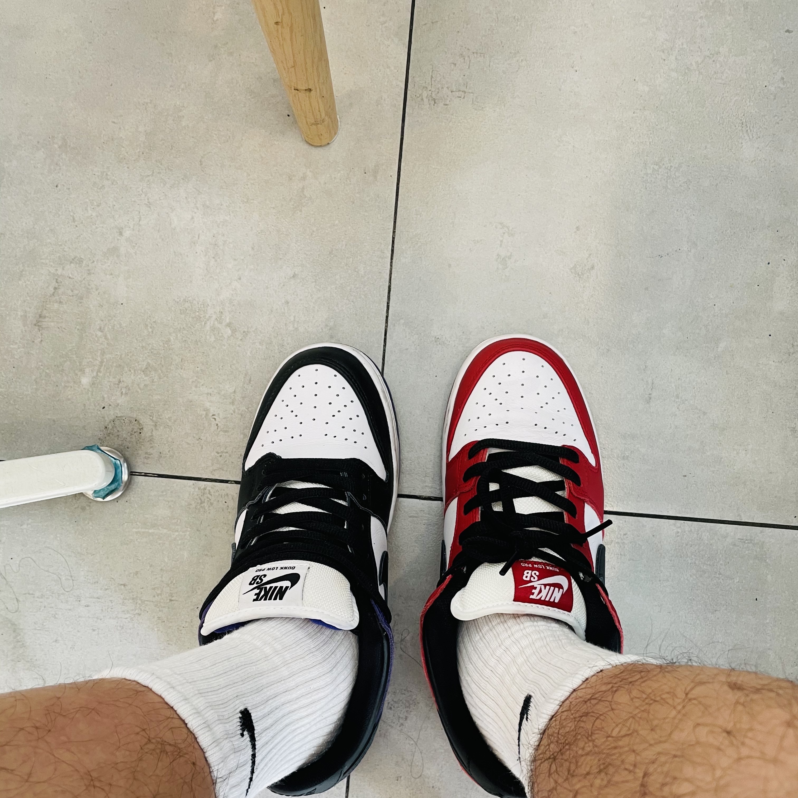 Nike SB Dunk Low Pro Chicago, Nike SB Dunk Low Pro Court Purple 착용 스타일