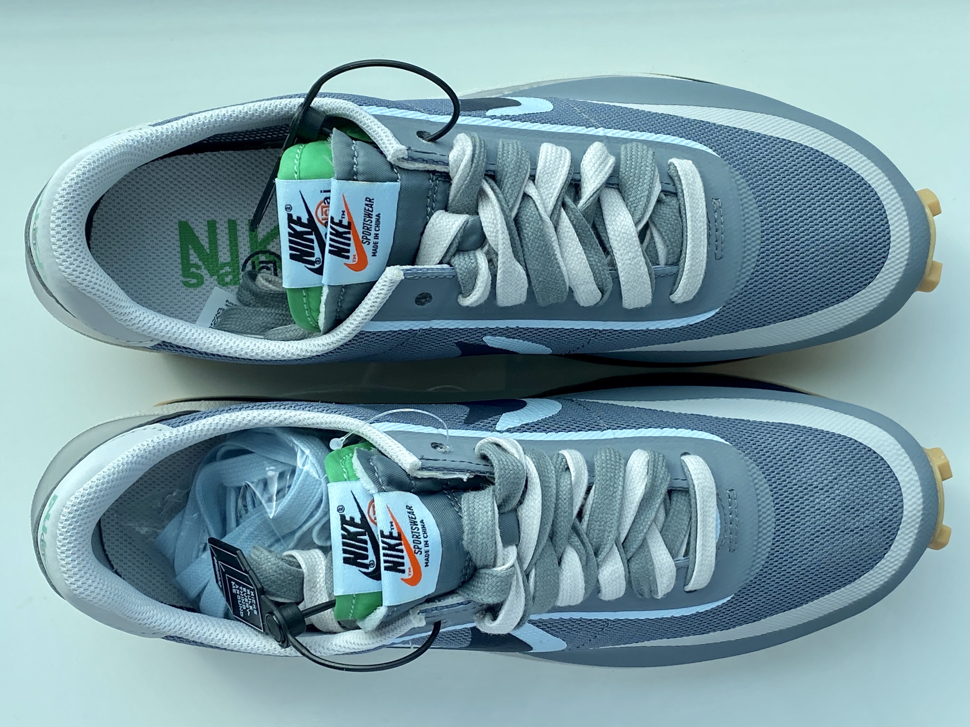 Nike x Sacai x Clot LDWaffle Cool Grey 착용 스타일 - 4