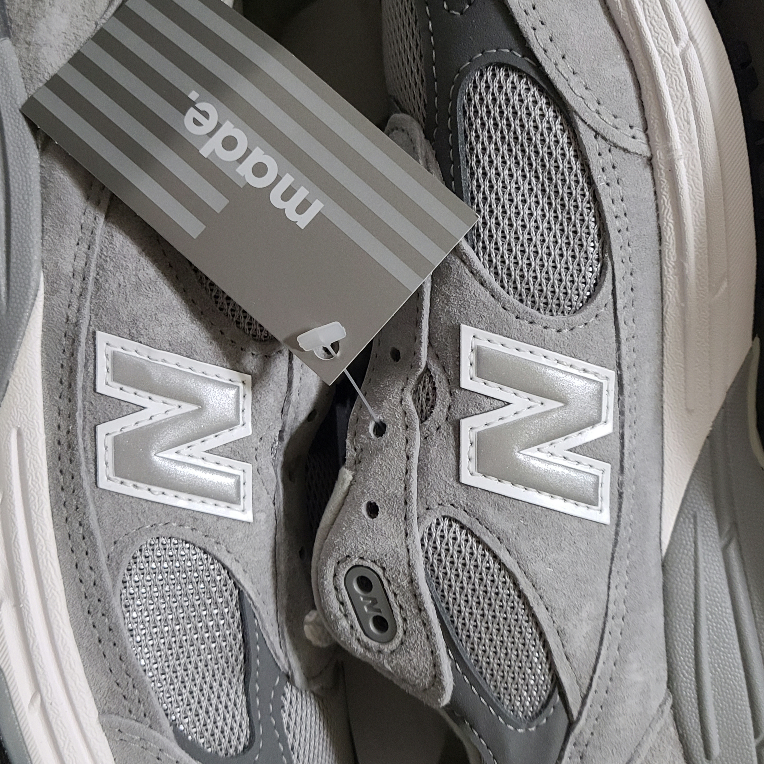 New Balance 992 Made in USA Grey - D Standard 착용 스타일