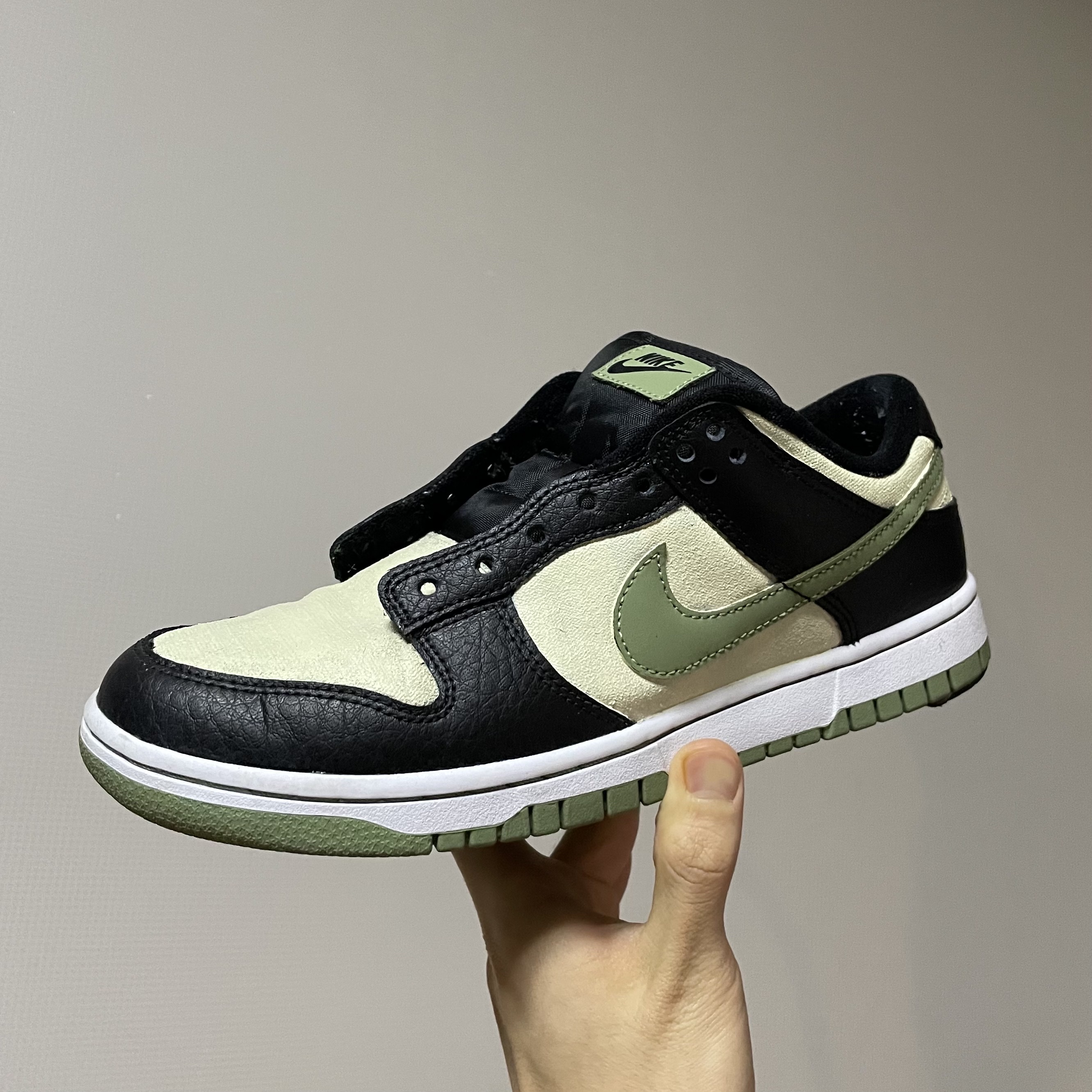 Nike Dunk Low SE Black Multi Camo 착용 스타일 - 3