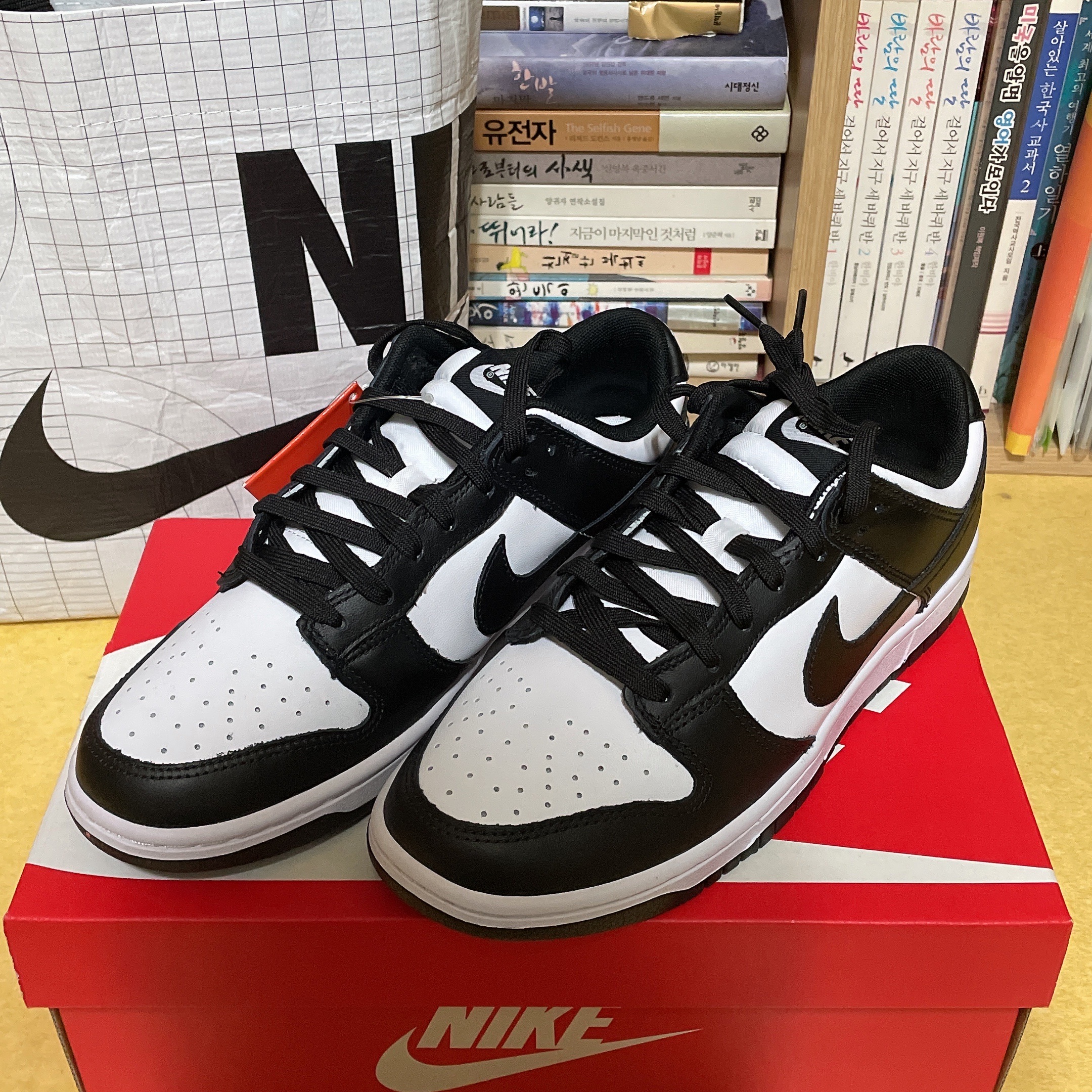 Nike Dunk Low Retro Black 착용 스타일