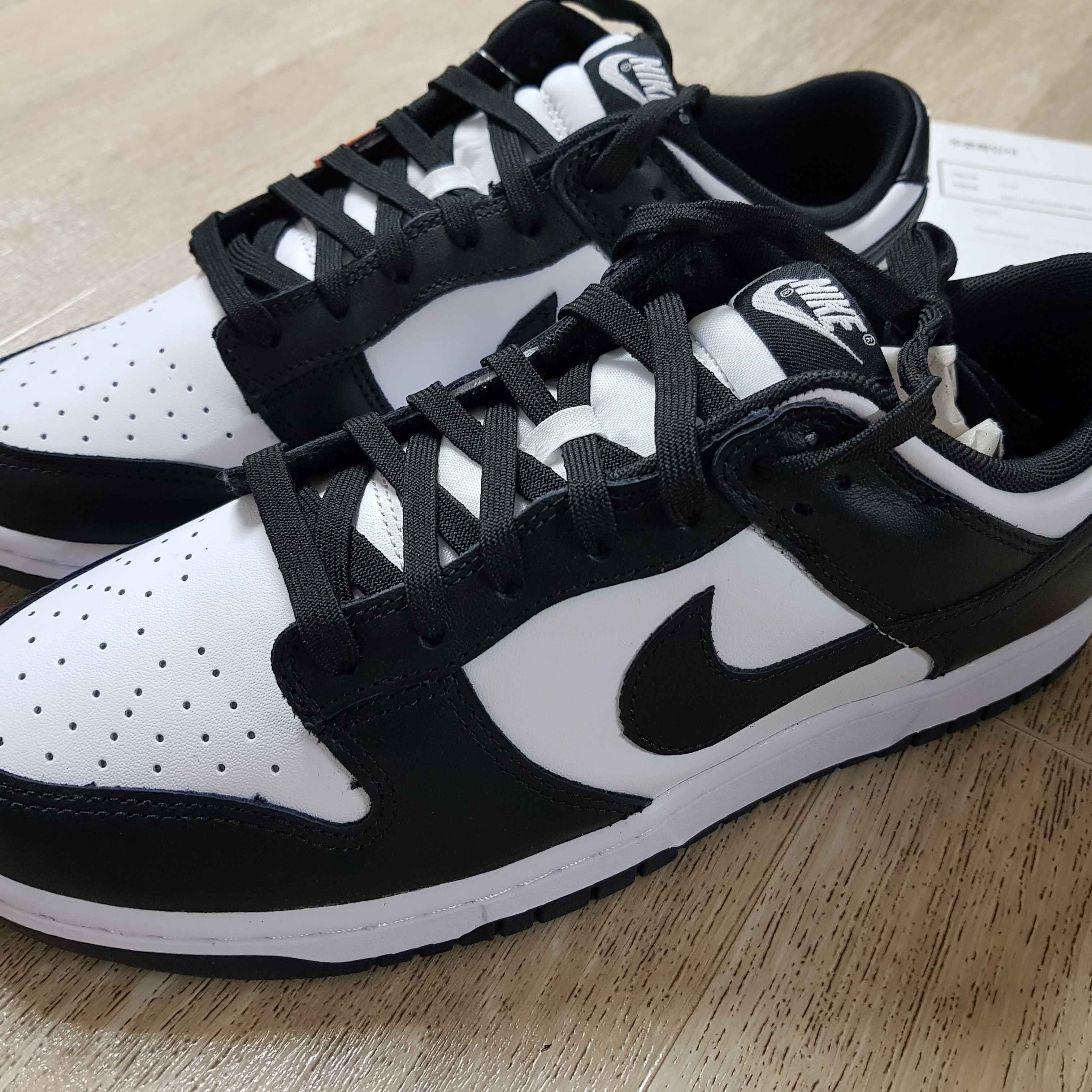 Nike Dunk Low Retro Black, (W) Nike Dunk Low Black 착용 스타일 - 3