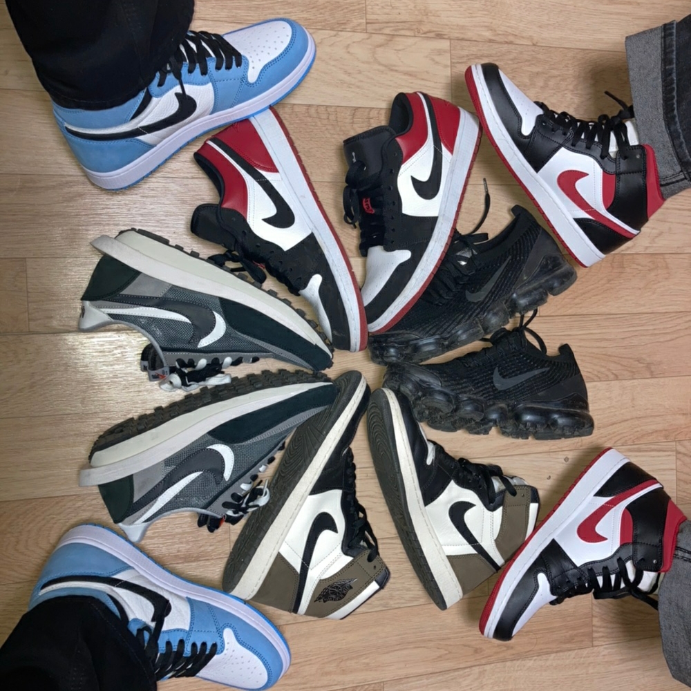Jordan 1 Retro High OG University Blue, Jordan 1 Retro High OG Black Mocha 착용 스타일