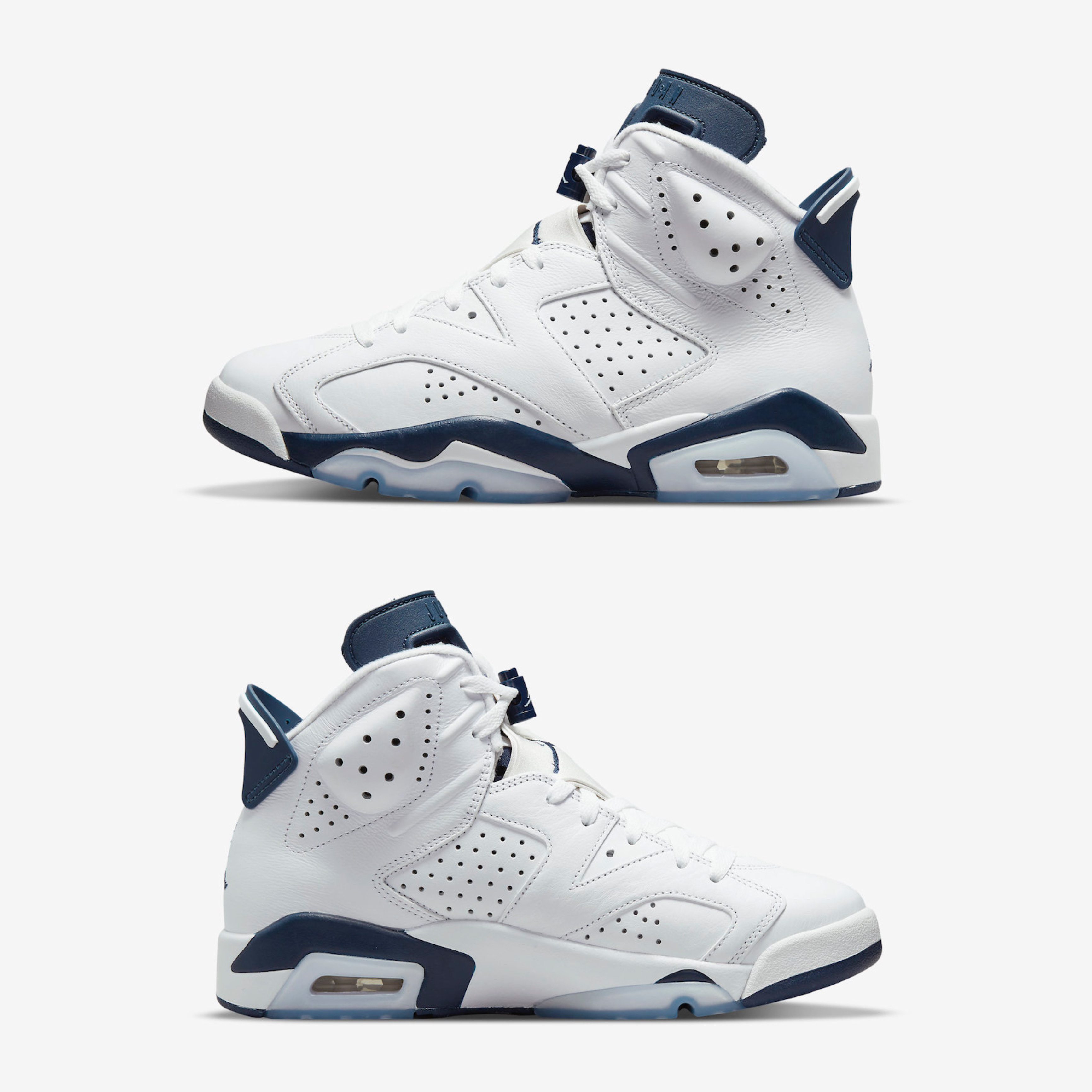 Jordan 6 Retro Sport Blue 2014 착용 스타일 - 3