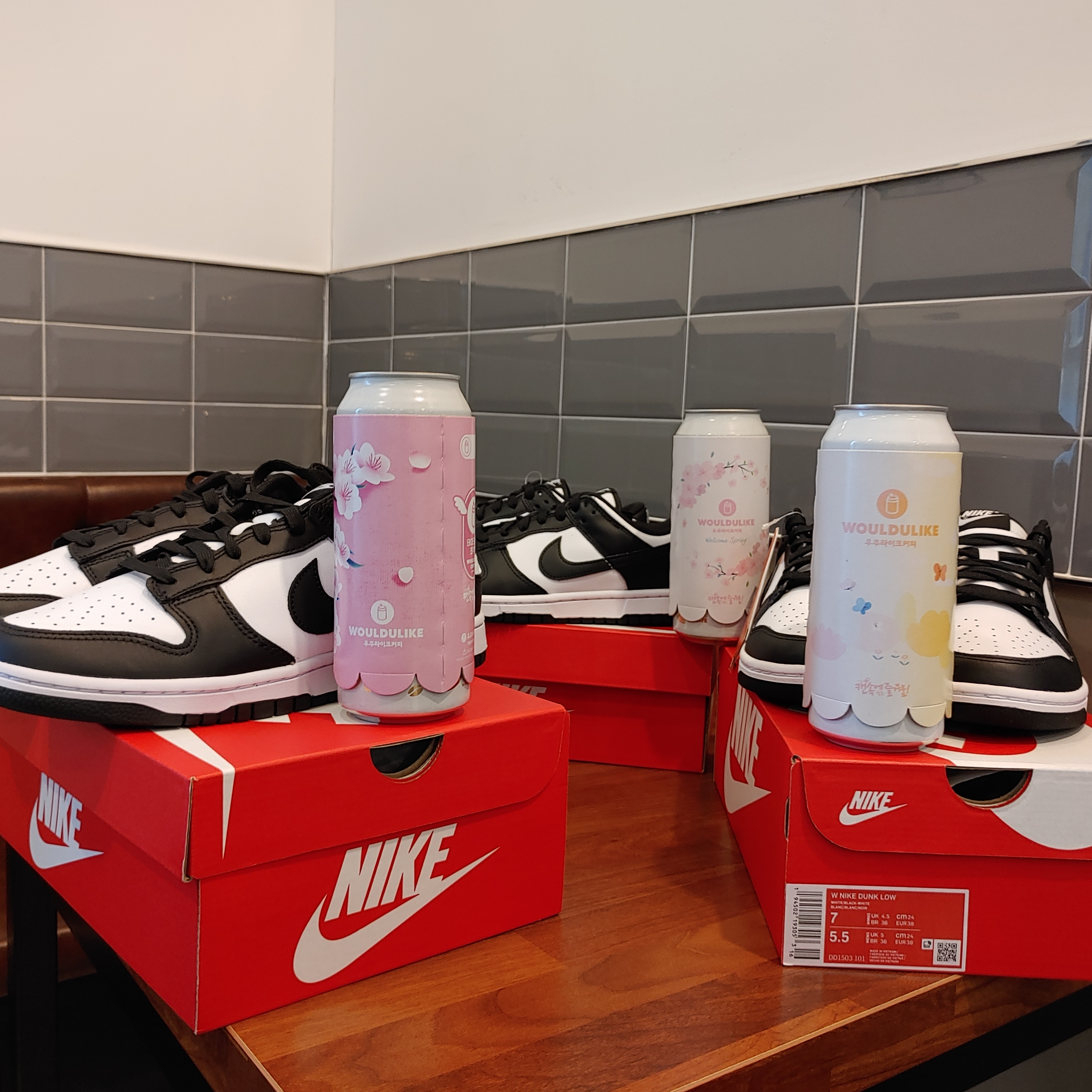 Nike Dunk Low Retro Black, (W) Nike Dunk Low Black 착용 스타일 - 3