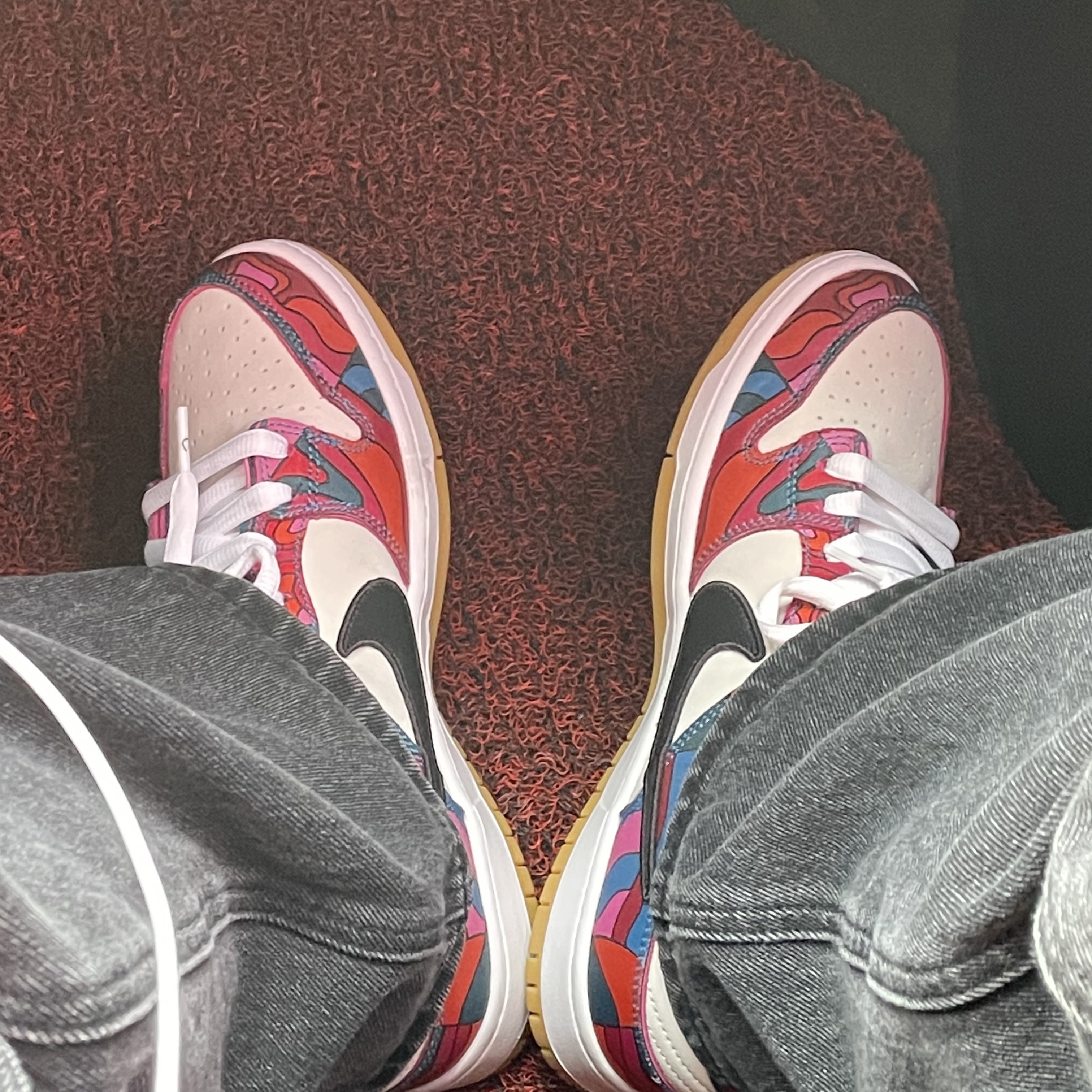 Nike x Parra SB Dunk Low Pro Abstract Art 착용 스타일 - 4