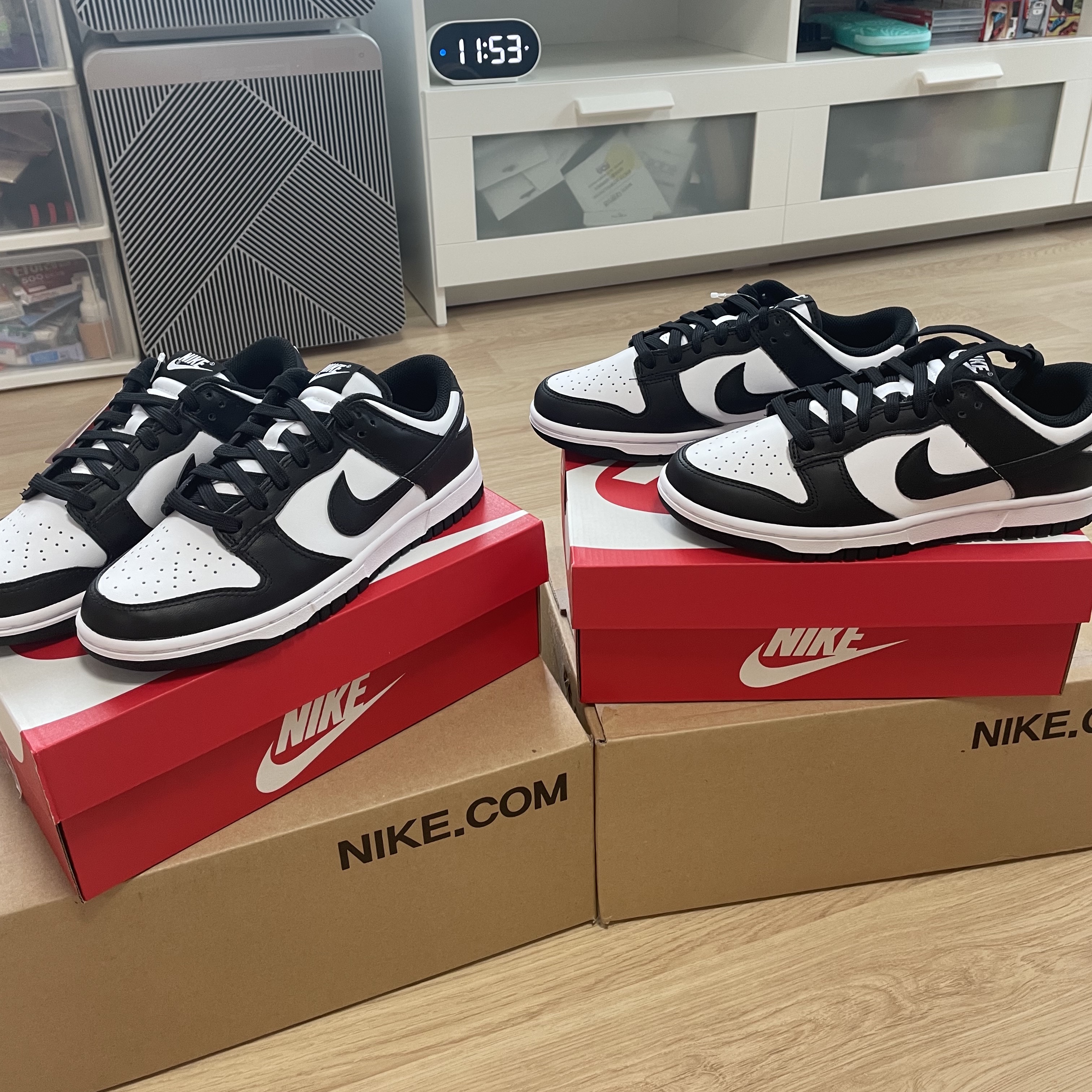 (W) Nike Dunk Low Black 착용 스타일