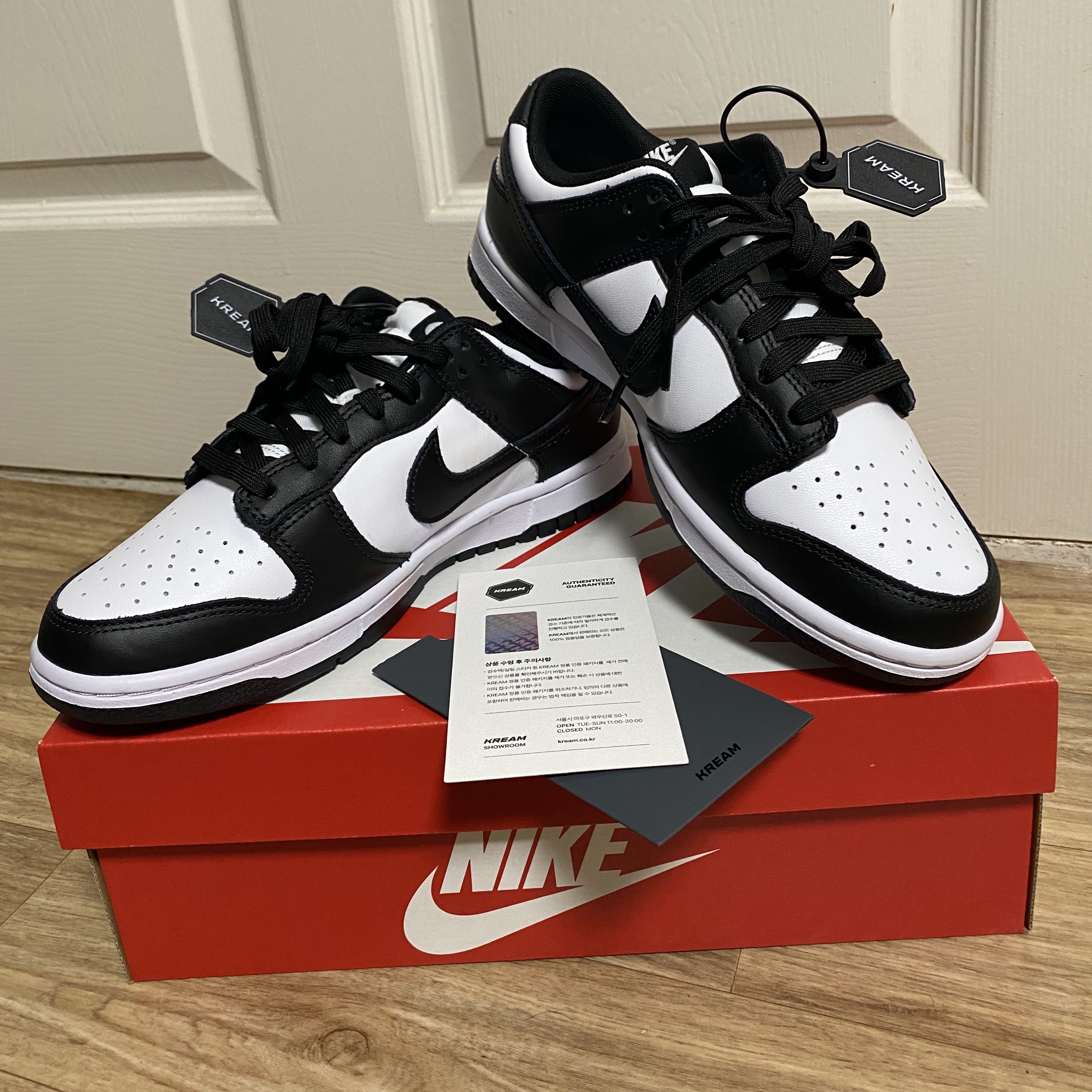 Nike Dunk Low Retro Black 착용 스타일 - 2
