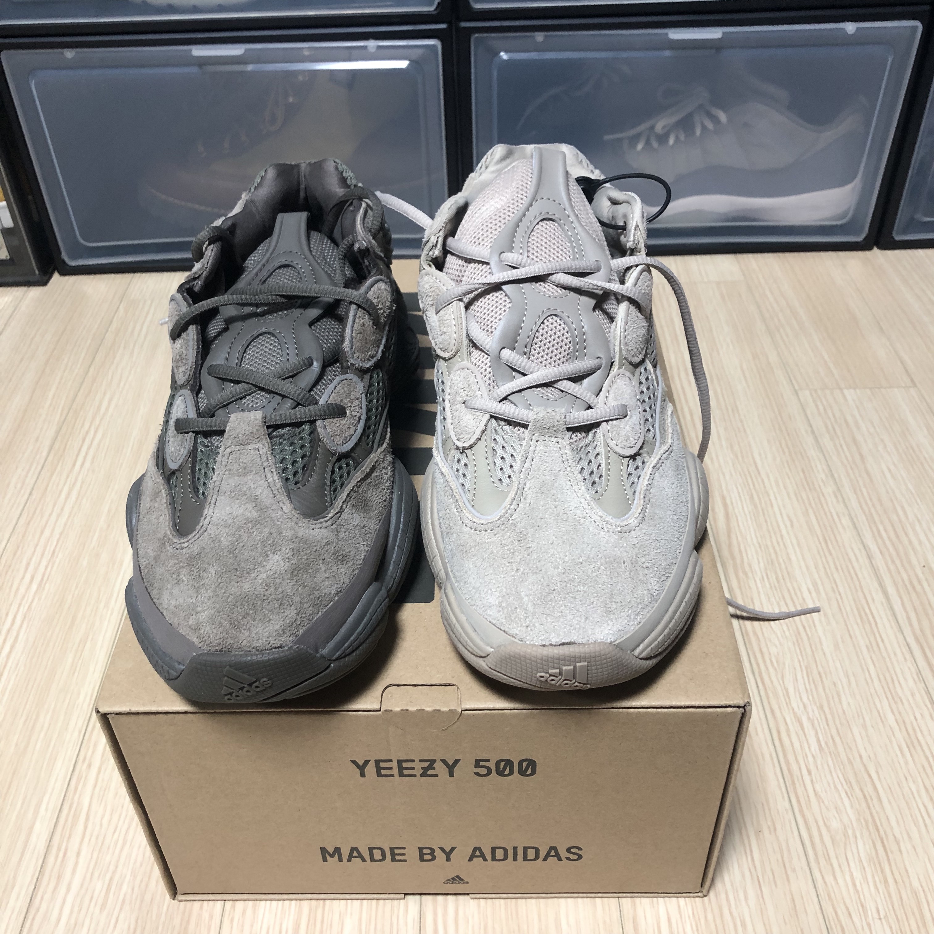 Adidas Yeezy 500 Clay Brown 착용 스타일 - 4