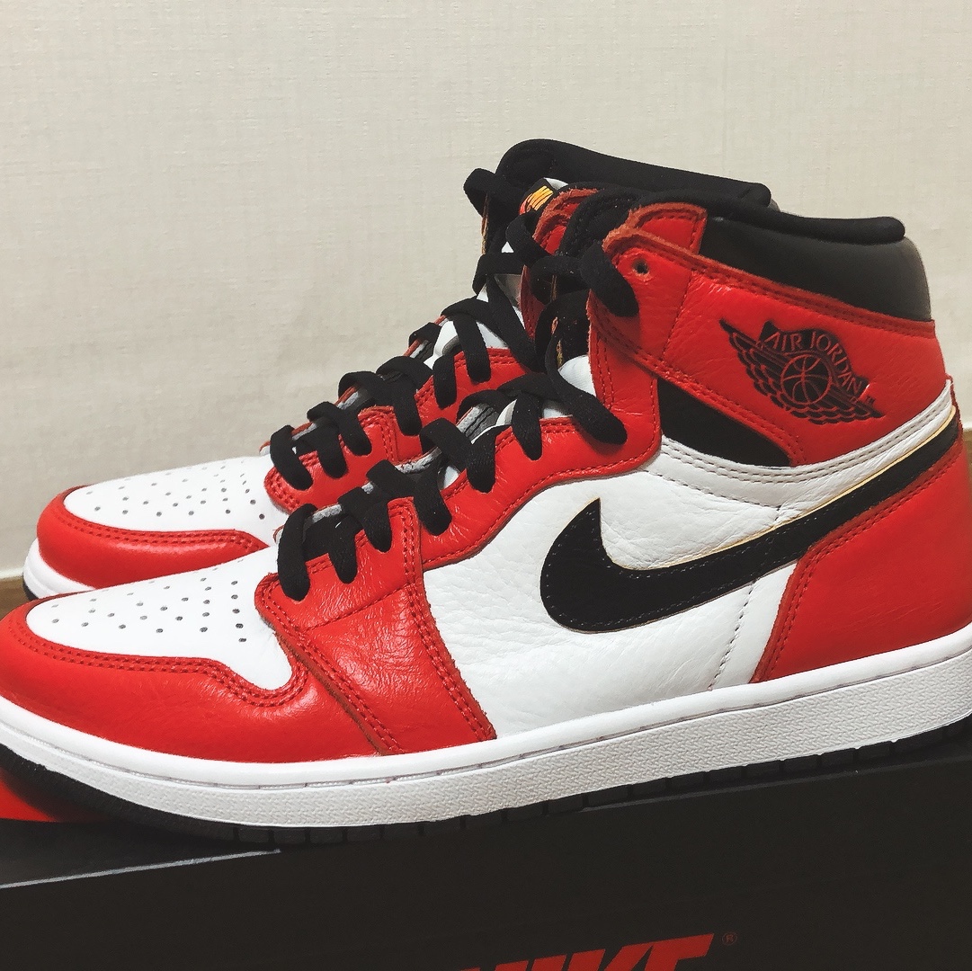 Jordan 1 Retro High OG Light Fusion Red 착용 스타일