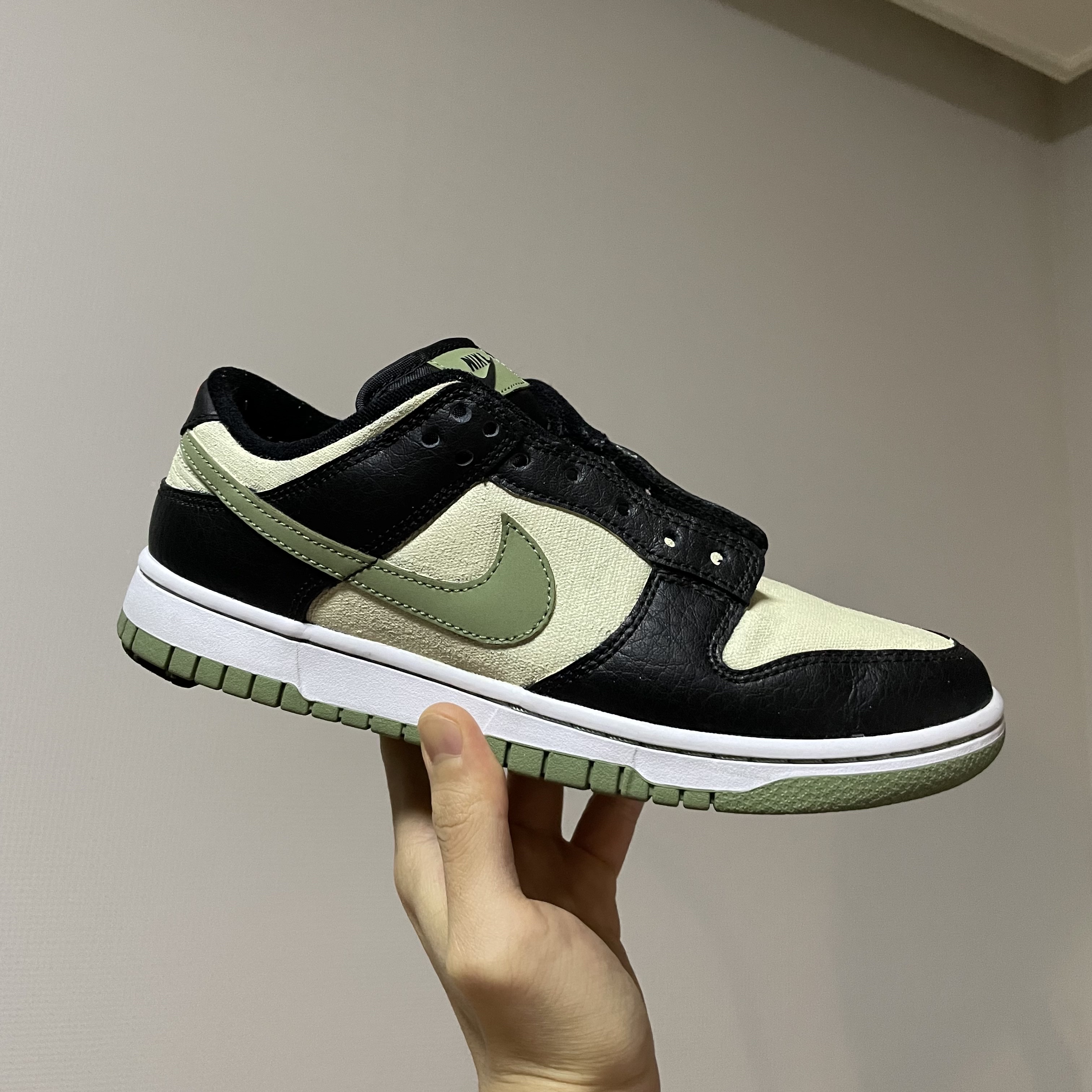Nike Dunk Low SE Black Multi Camo 착용 스타일 - 4