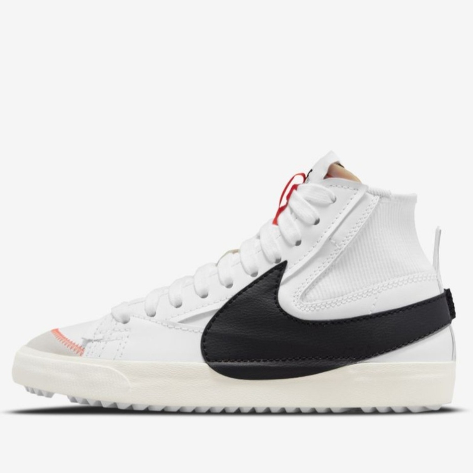 Nike Blazer Mid '77 Jumbo White and Black 착용 스타일 - 2