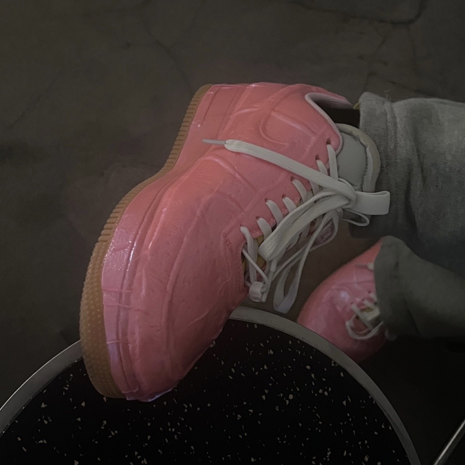 Nike Air Force 1 Experimental Racer Pink 착용 스타일 - 2