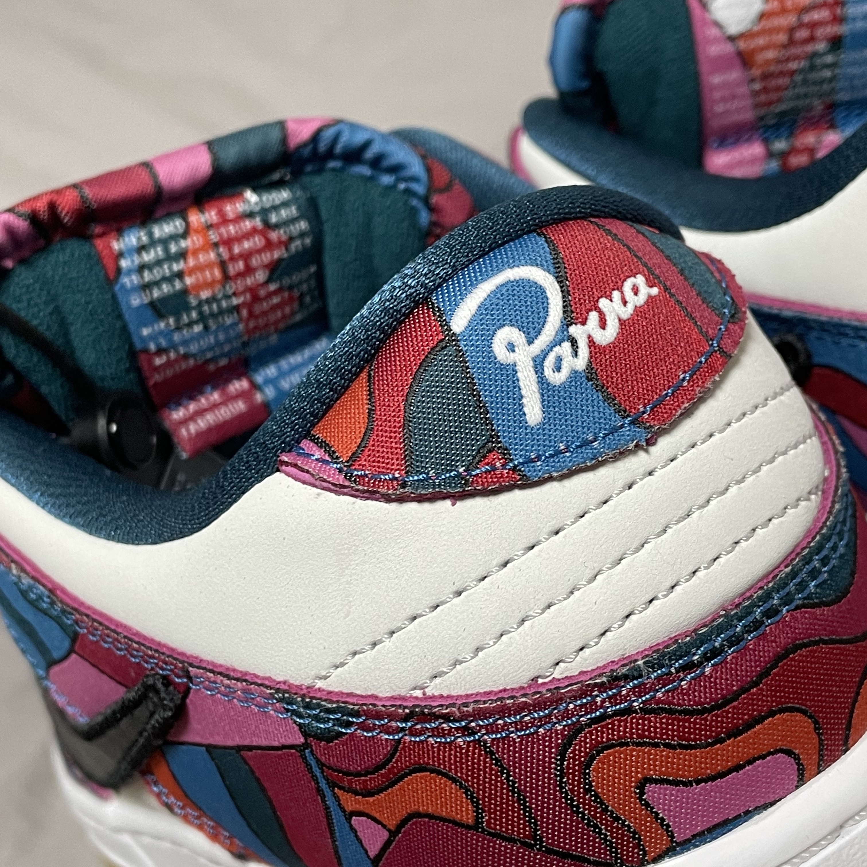 Nike x Parra SB Dunk Low Pro Abstract Art 착용 스타일 - 1