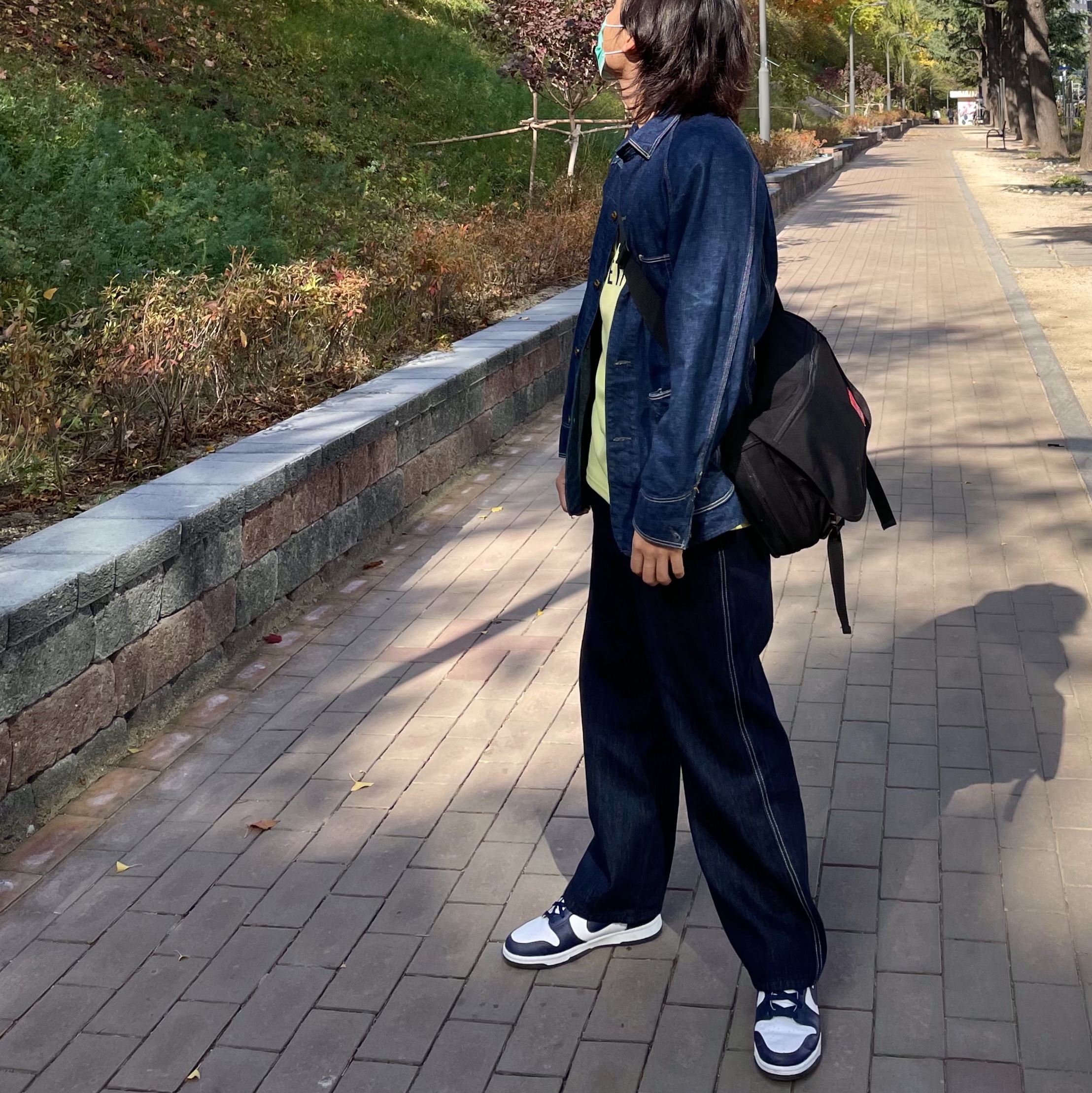 Nike x Ambush Dunk High Deep Royal Blue 착용 스타일
